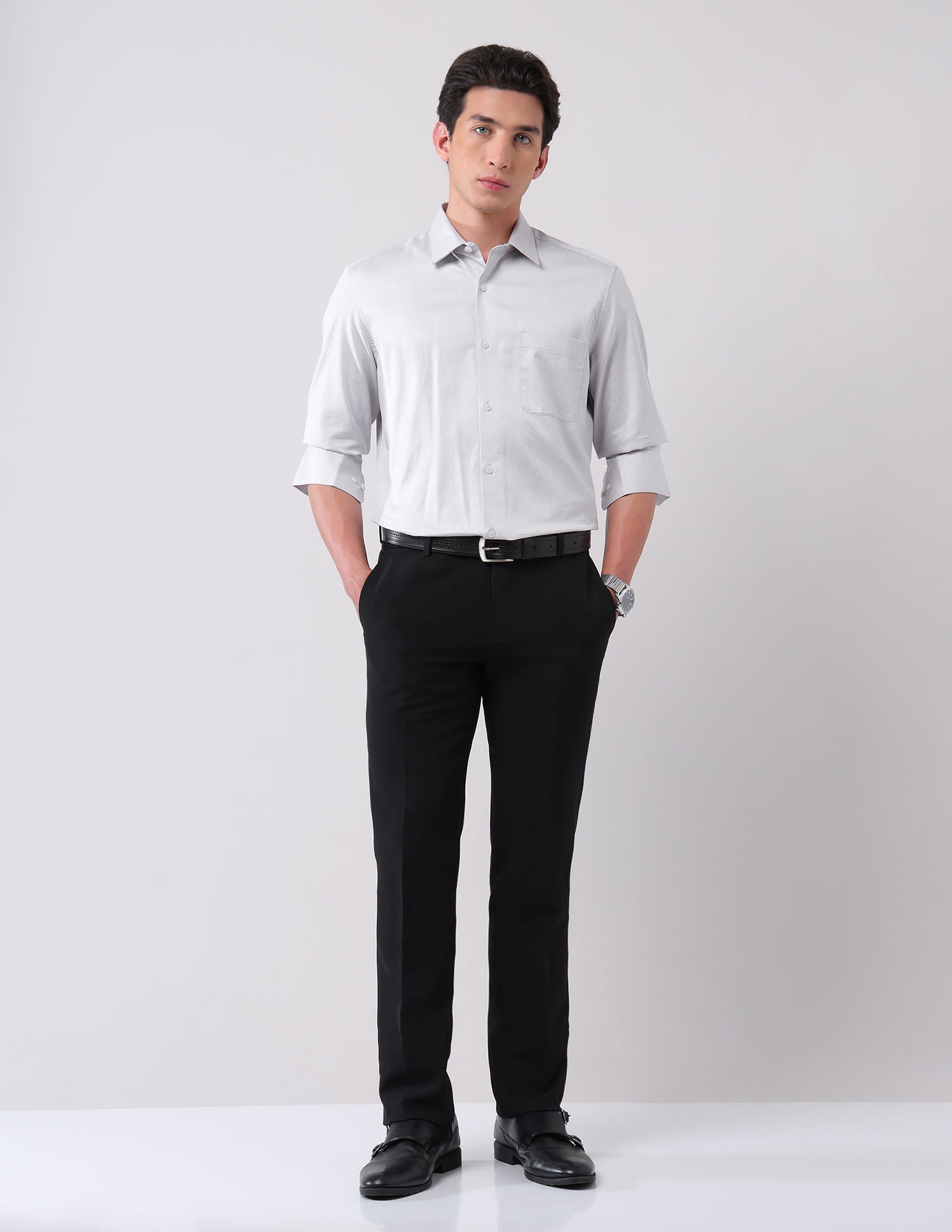 Style-Draped Regular Fit Abstract Printed Shirt