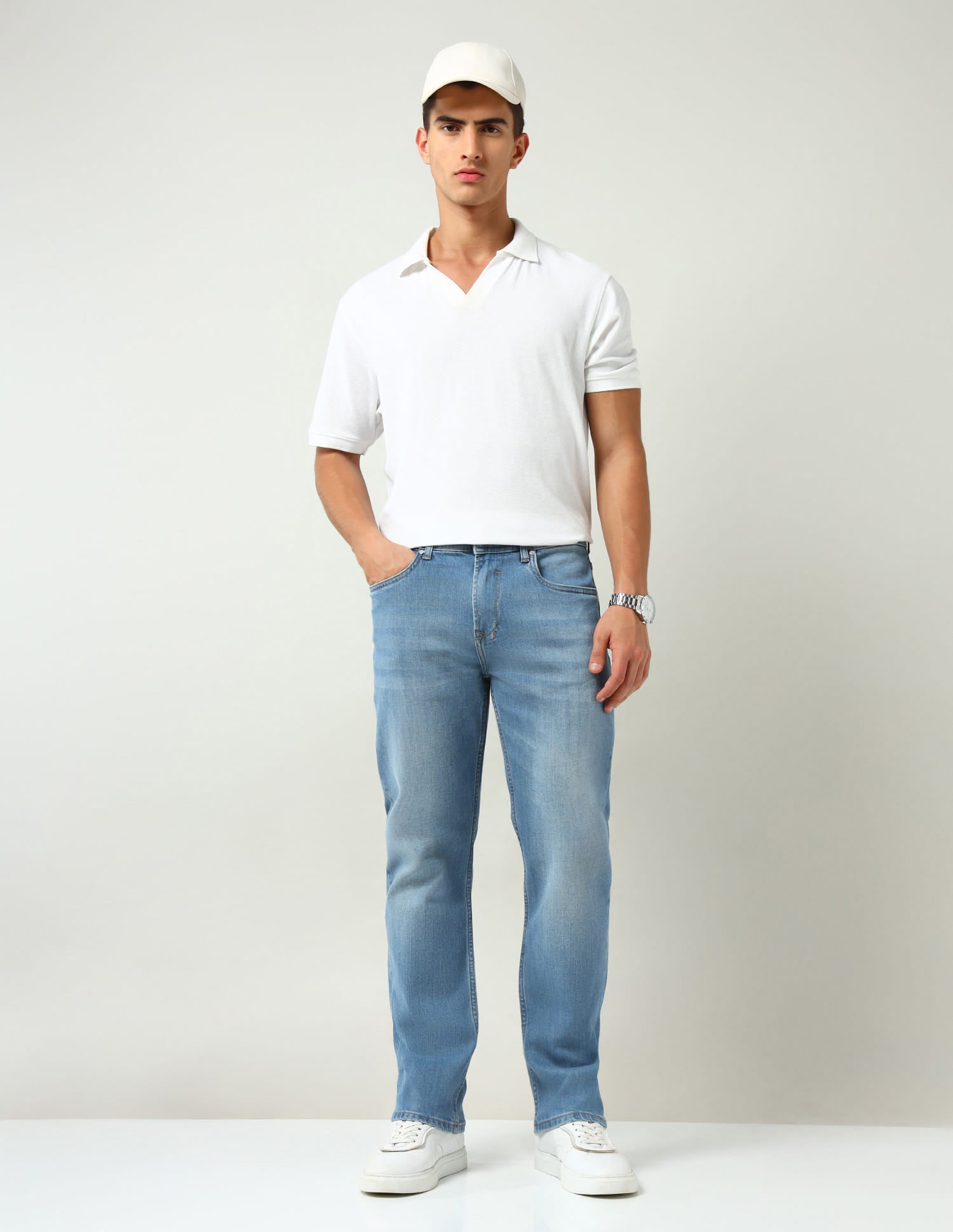 Mid Rise Comfort Slim Fit Jeans