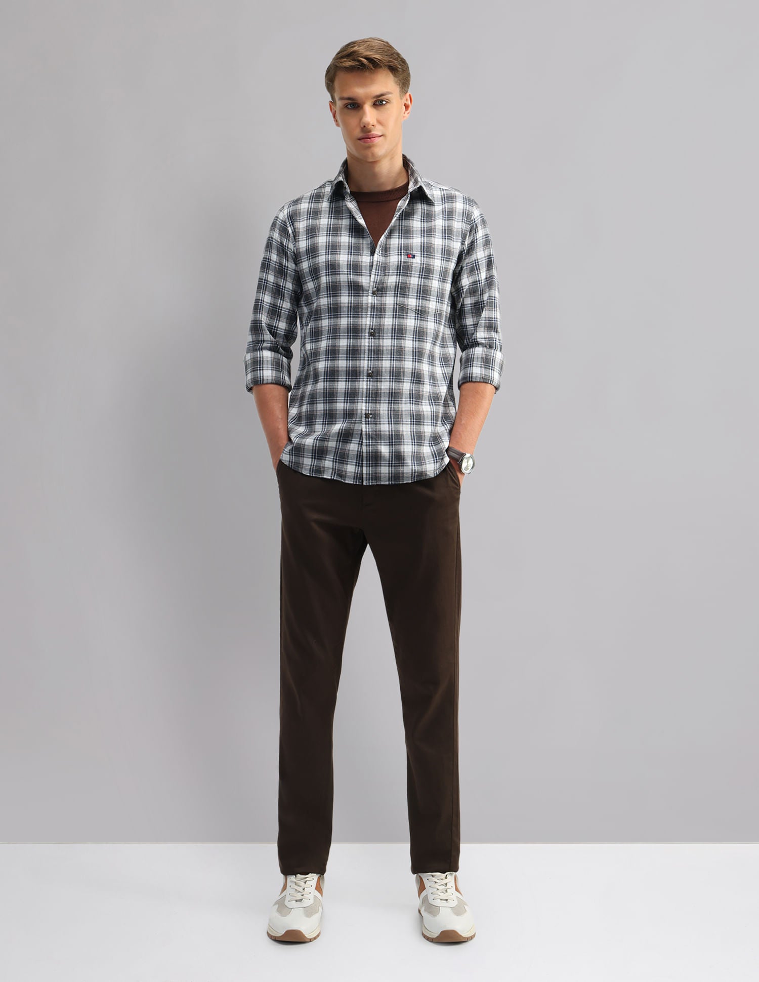 Classic & Modern Slim Tartan Check Shirt