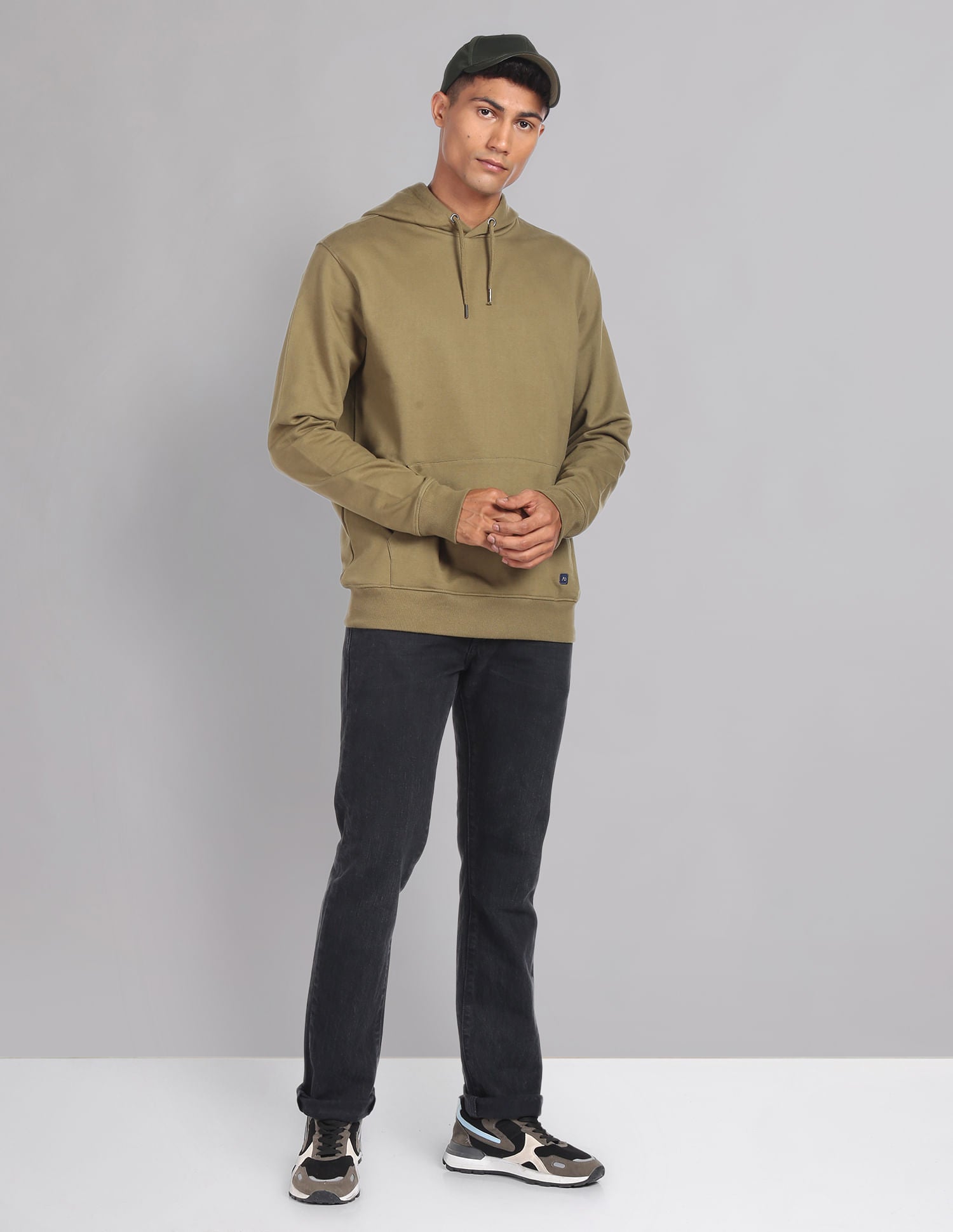All Day Adventure Embroidered Moistex Hooded Sweatshirt