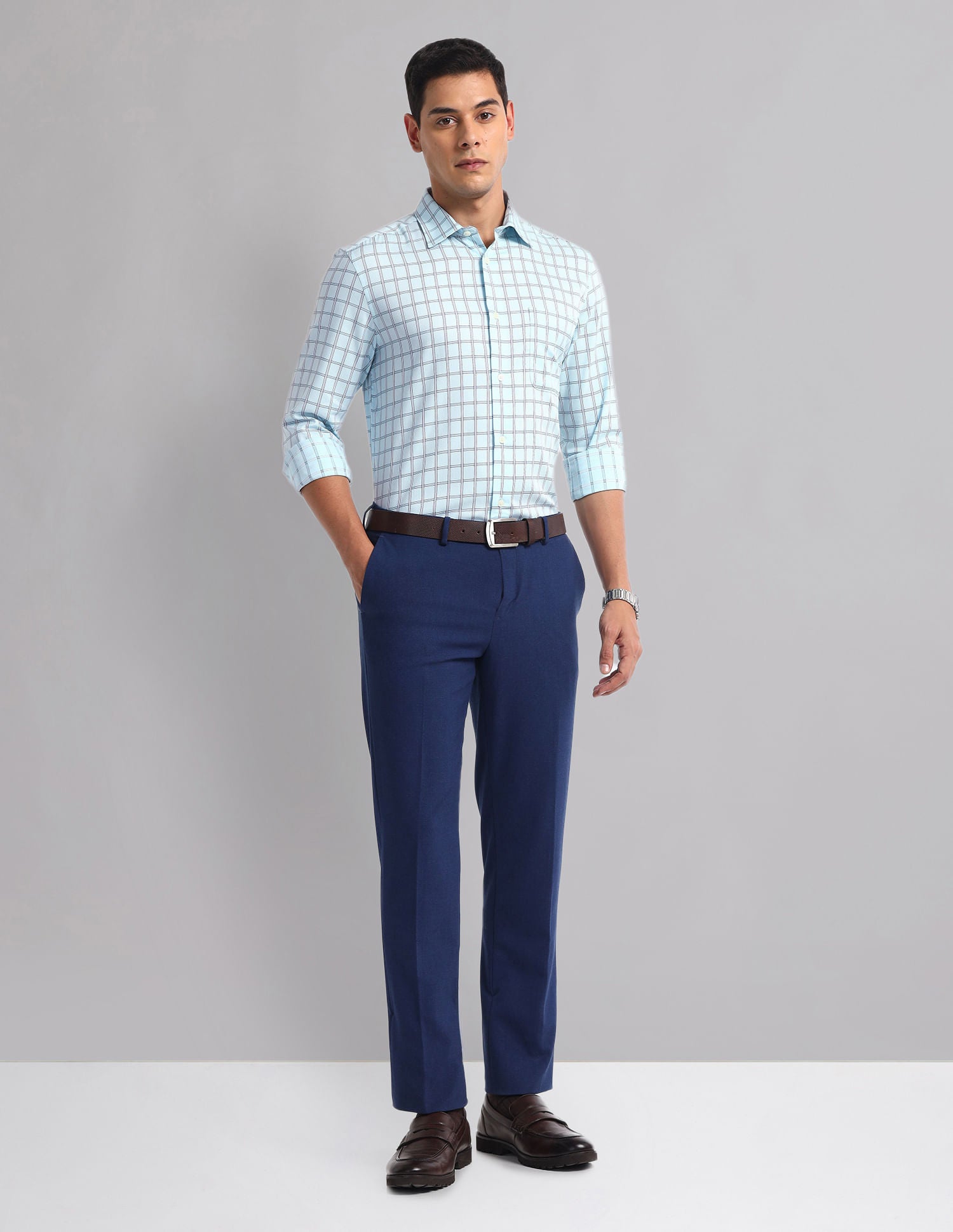 Everyday Staple Graph Check Cotton Shirt