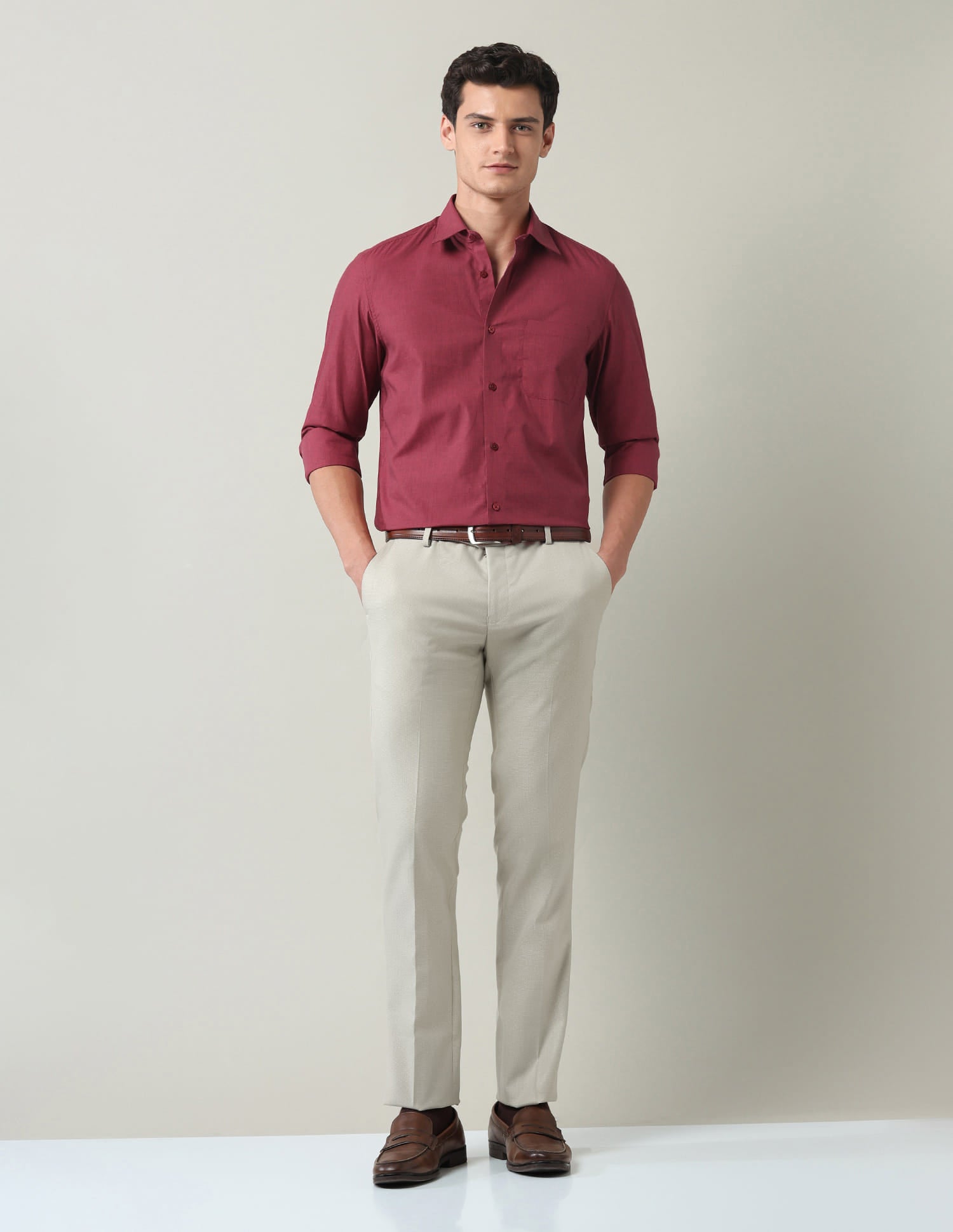 Vogue Solid Regular Fit Shirt
