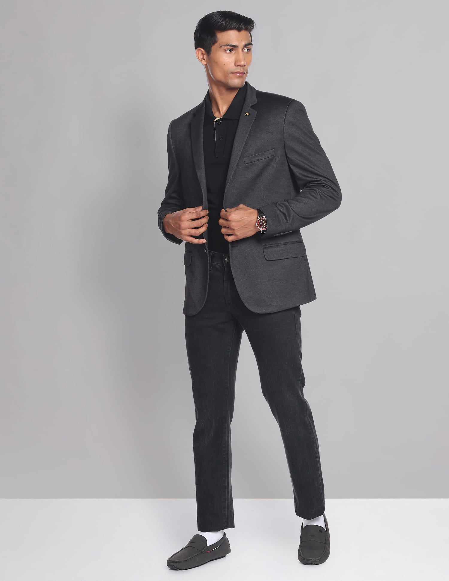 Slim Fit Patterned Blazer