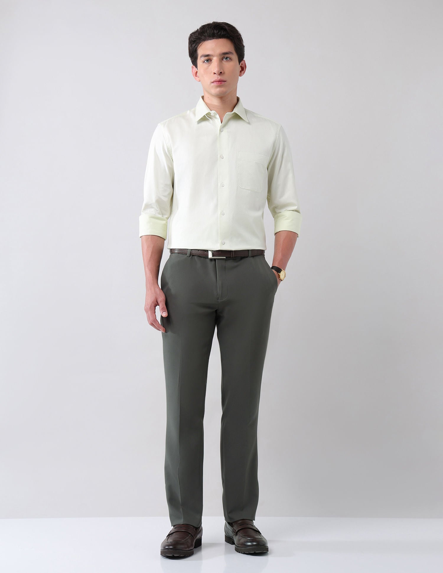 Office Hour Modern Slim Fit Formal Trousers