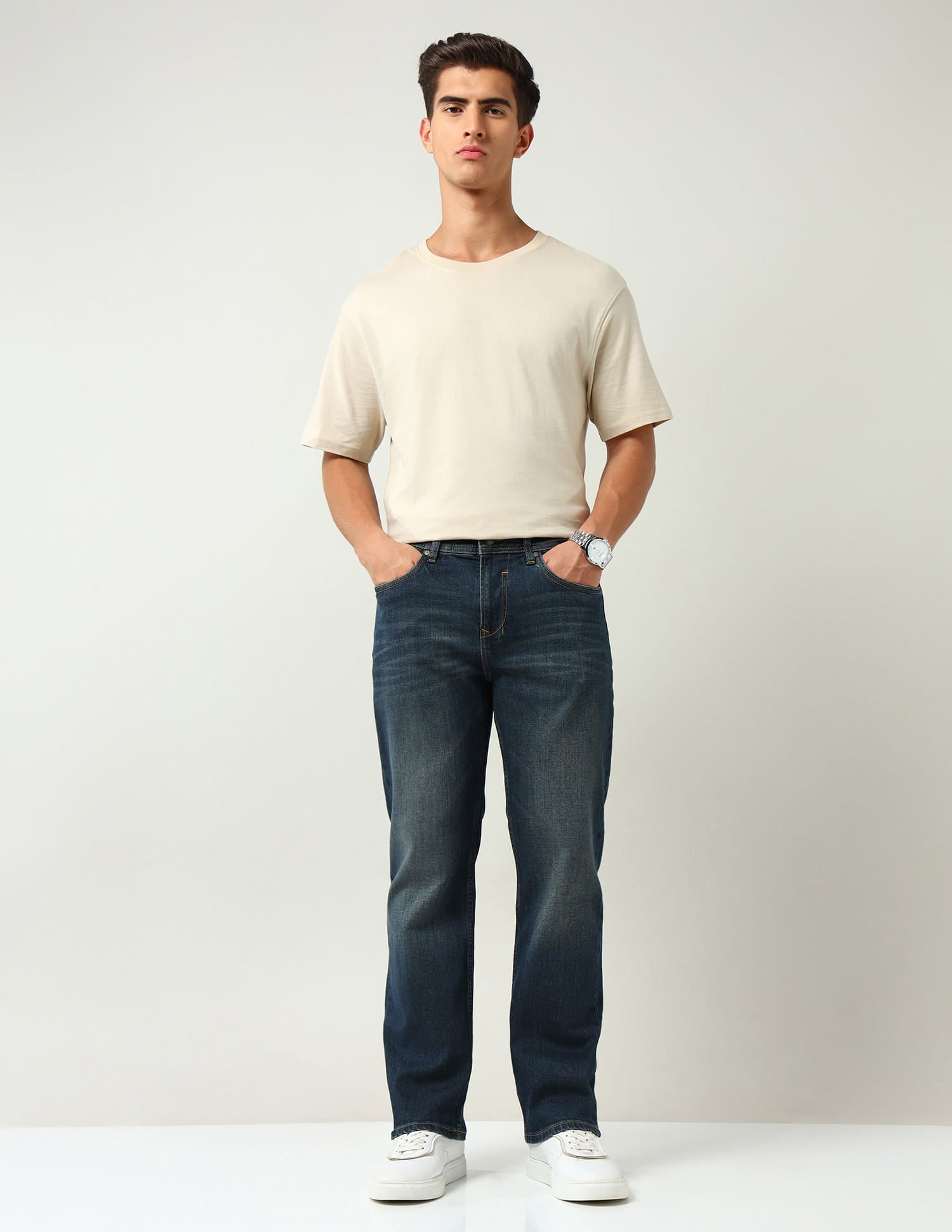 Adventure-ready Mid Rise Slim Fit Jeans