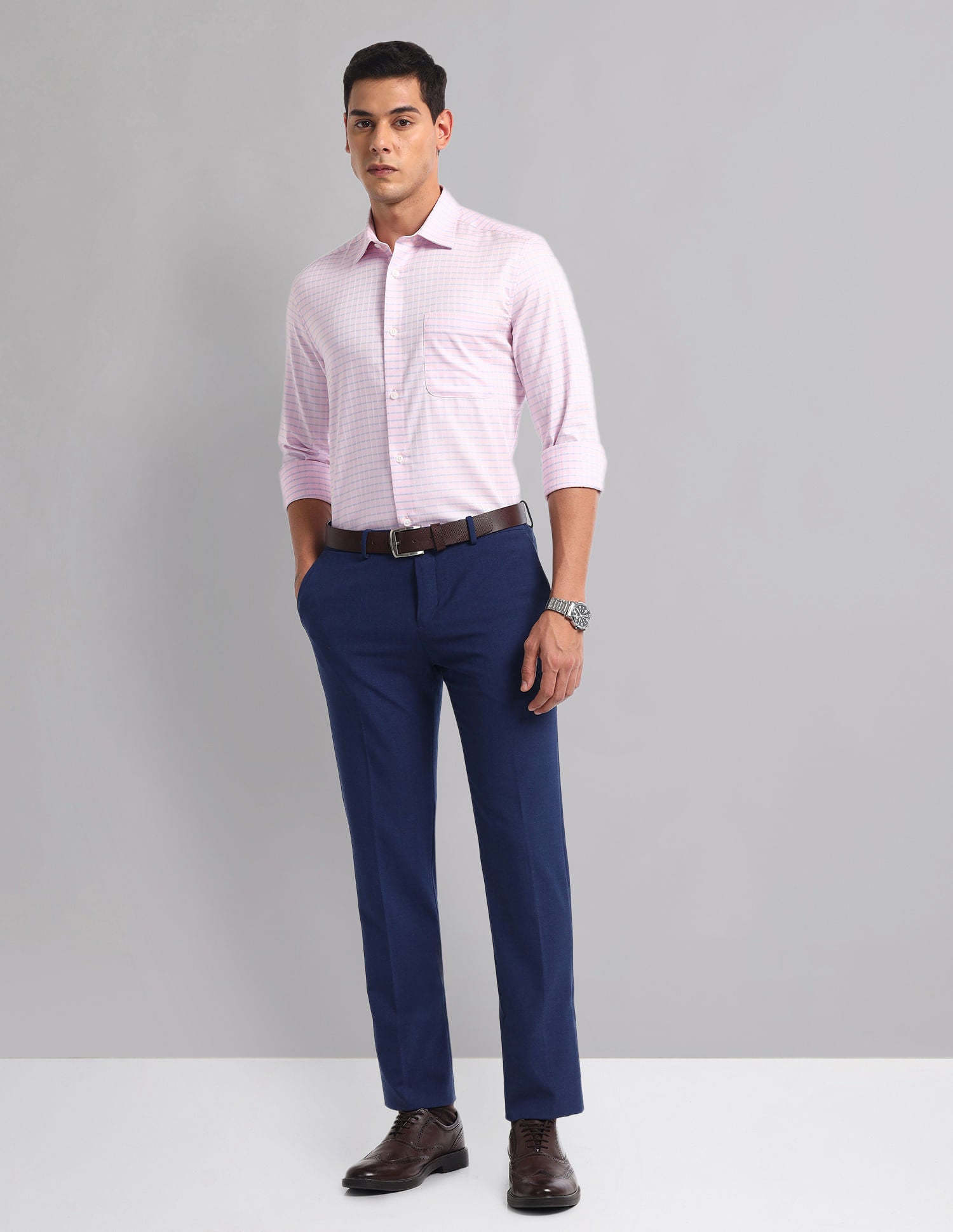 Everyday Staple Graph Check Cotton Shirt