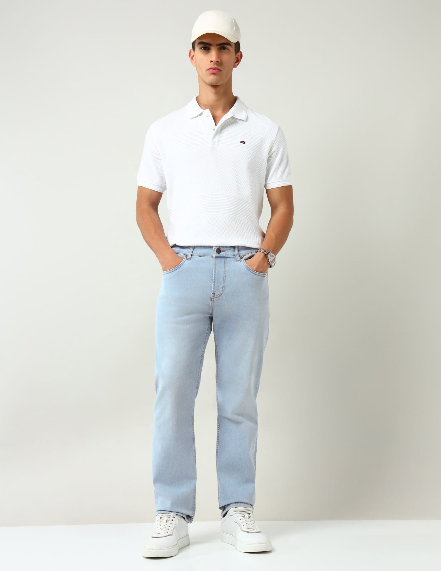 Adventure-ready Mid Rise Slim Fit Jeans