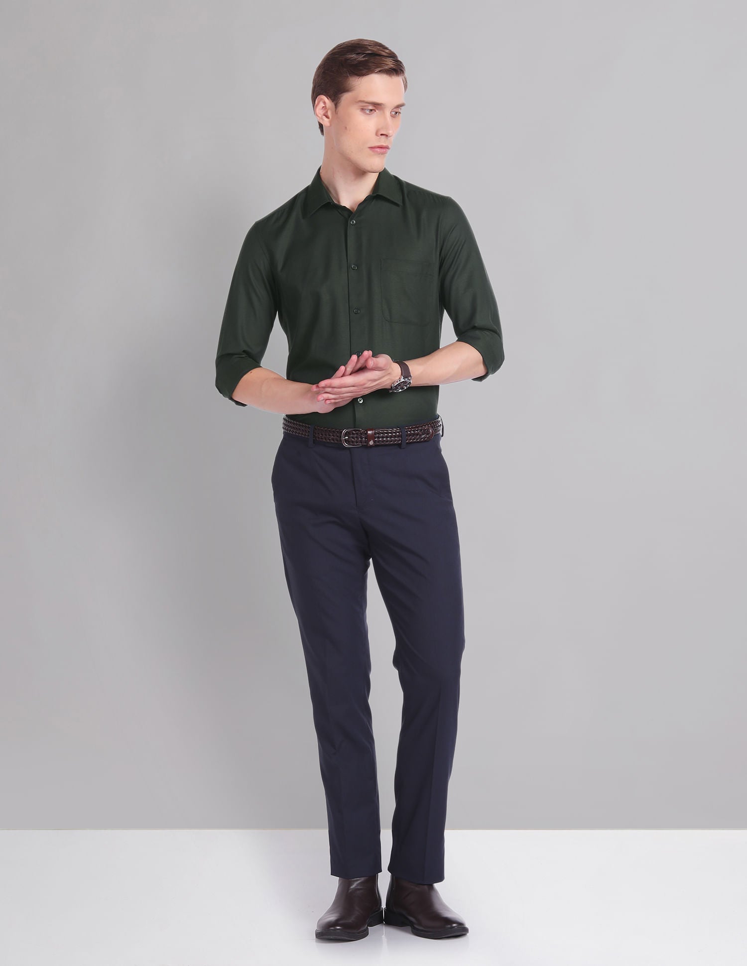 Contemporary Luxe Sartorial Dobby Shirt
