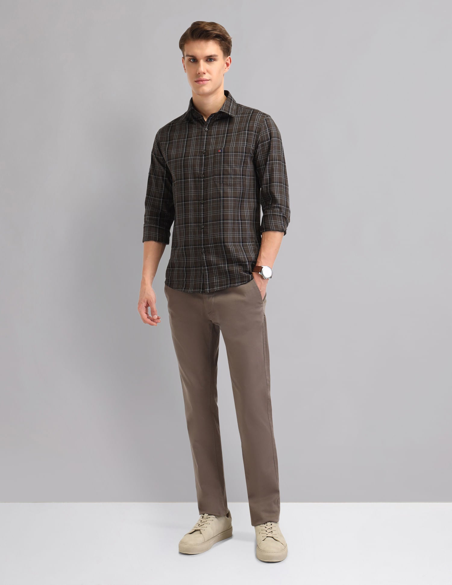 Modern Slim fit Twill Shirt