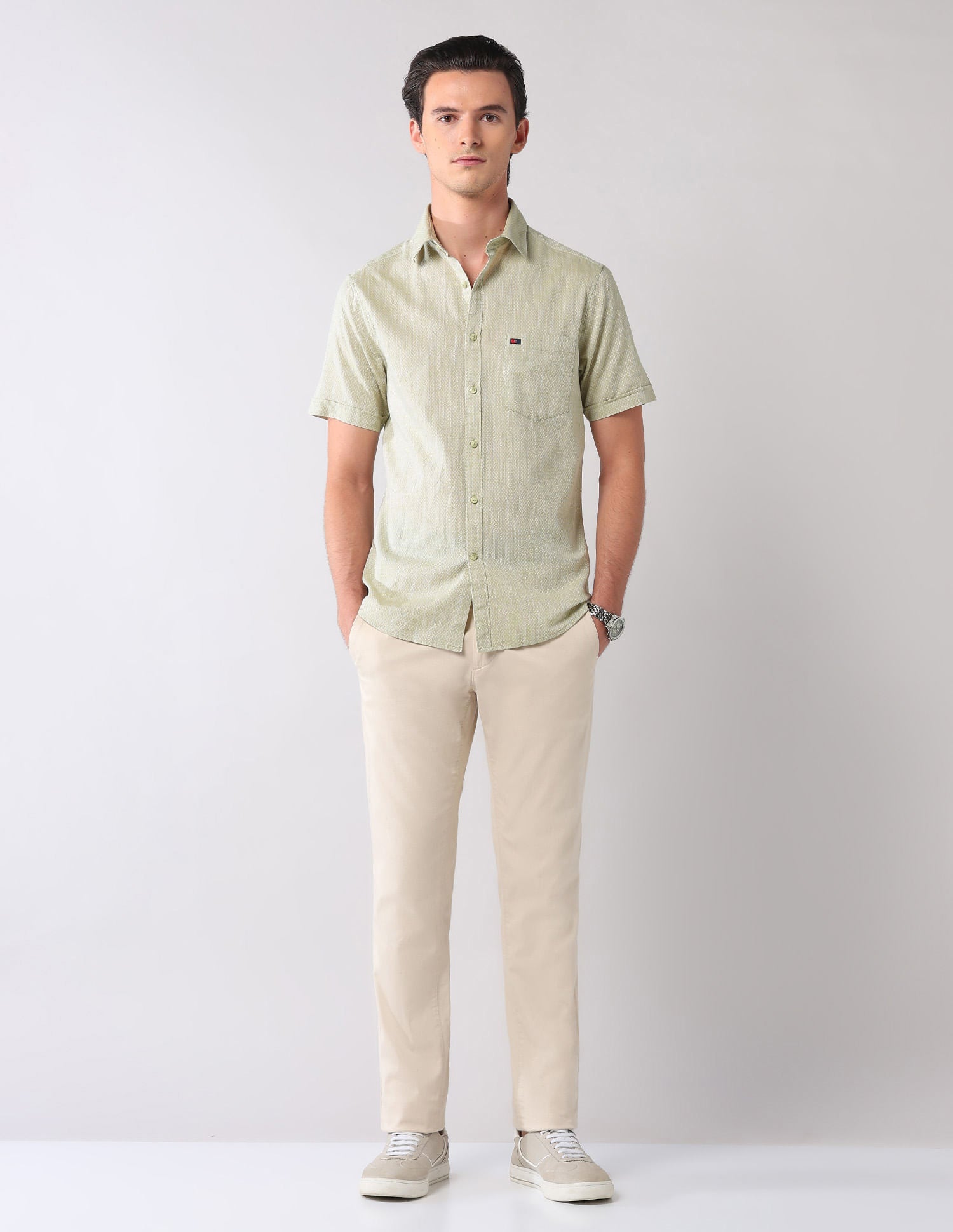 City Chronicles Modern Slim Fit Tartan Checked Shirt