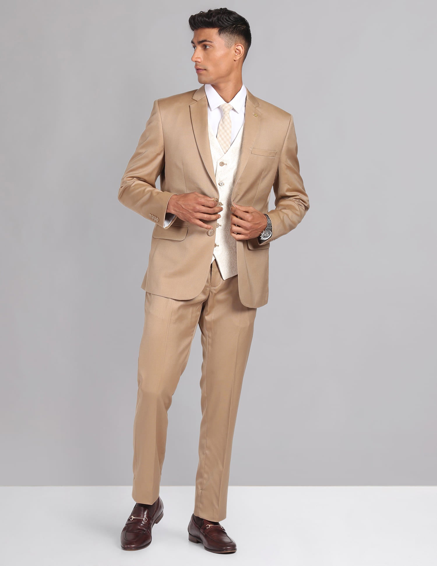 Elite & Stylish Reversible Waistcoat Three Piece Suit