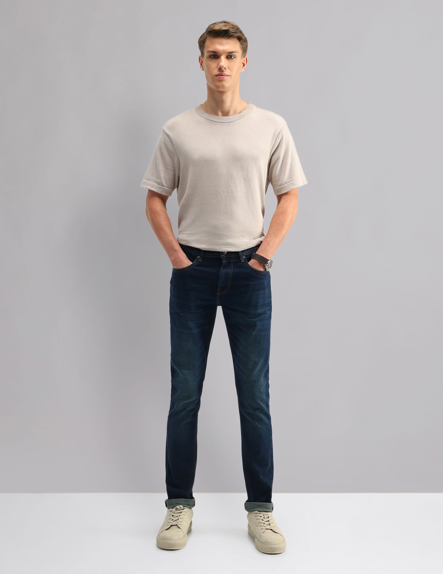 Refined Mid Rise Skinny Fit Jeans