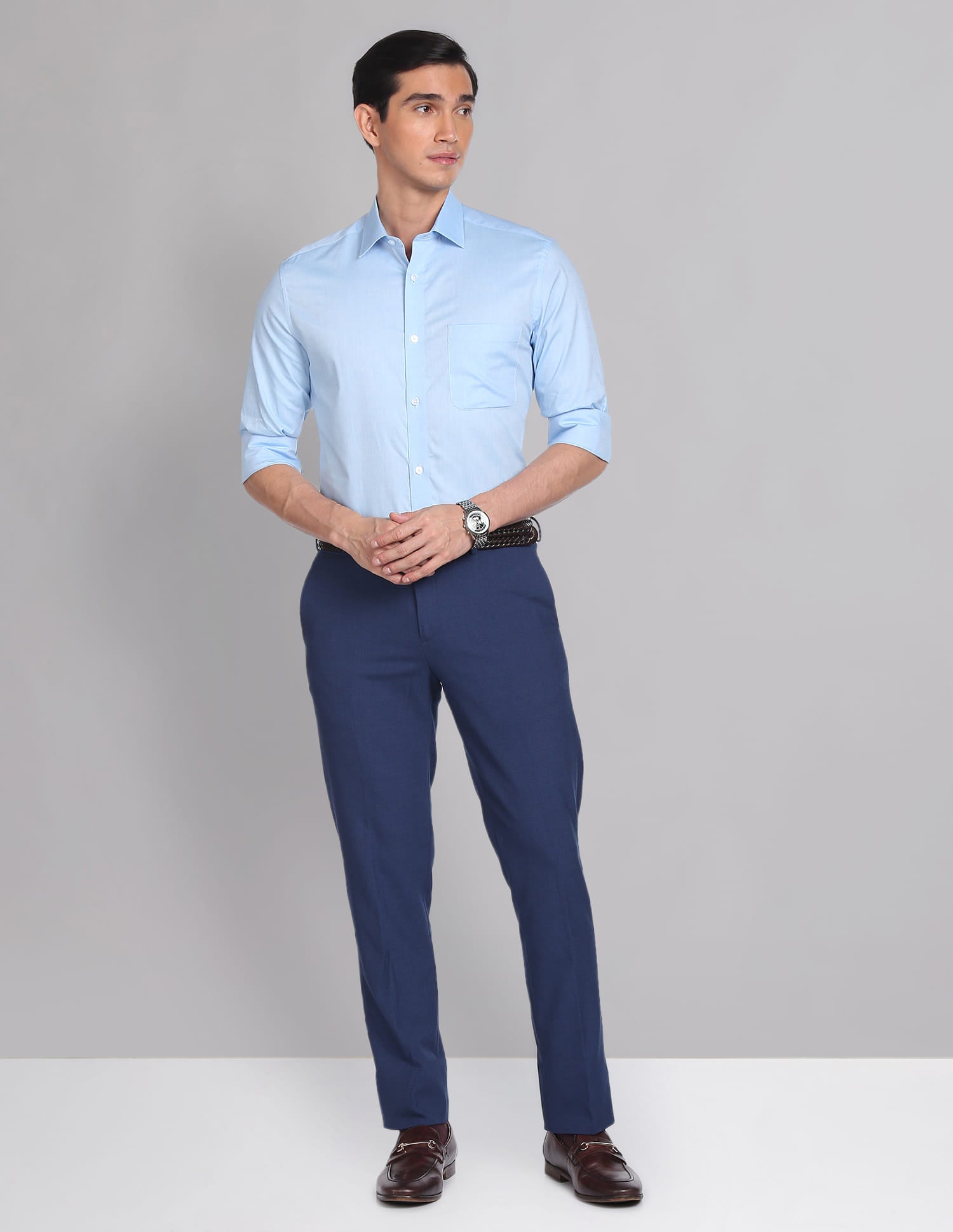 Oxford Solid Formal Shirt