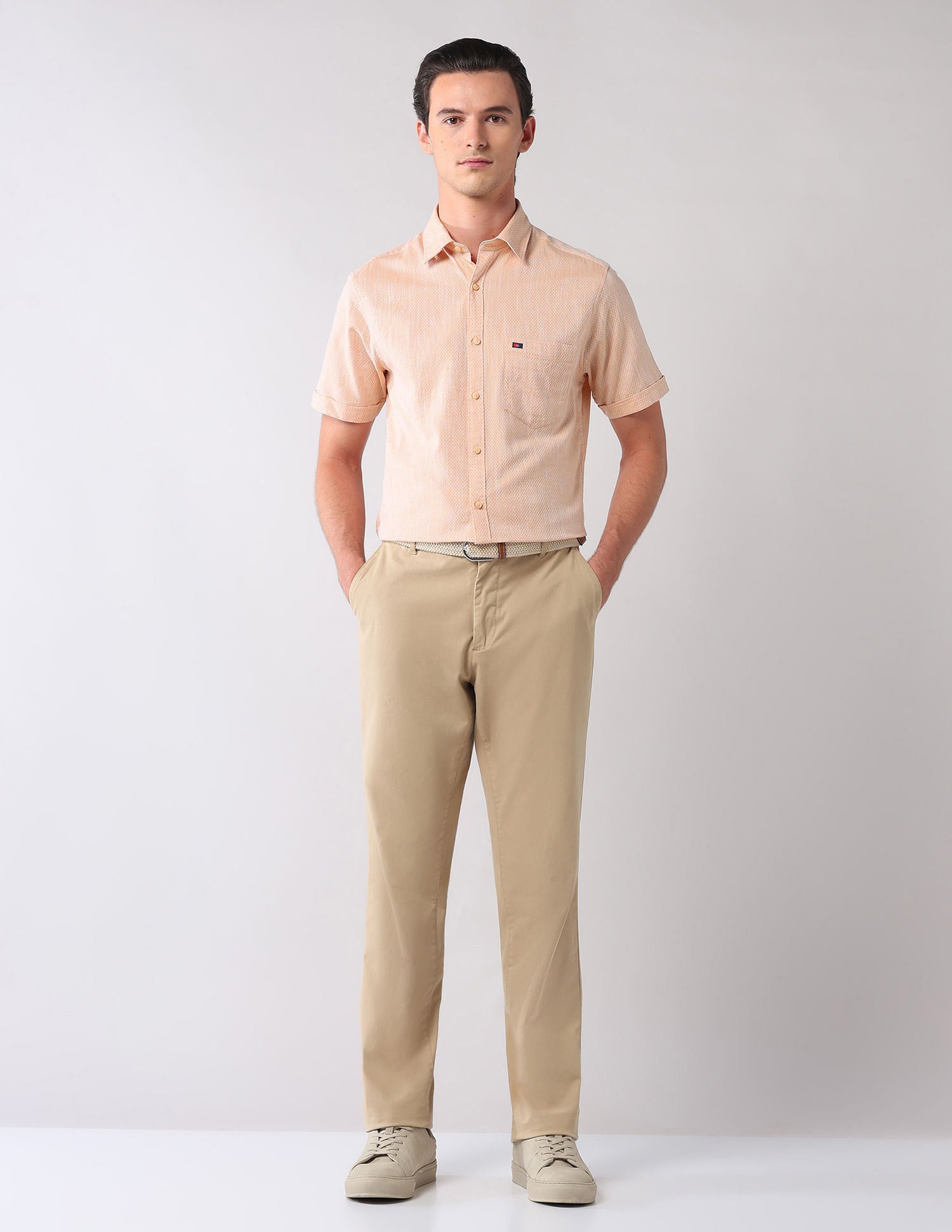 City Chronicles Modern Slim Fit Tartan Checked Shirt