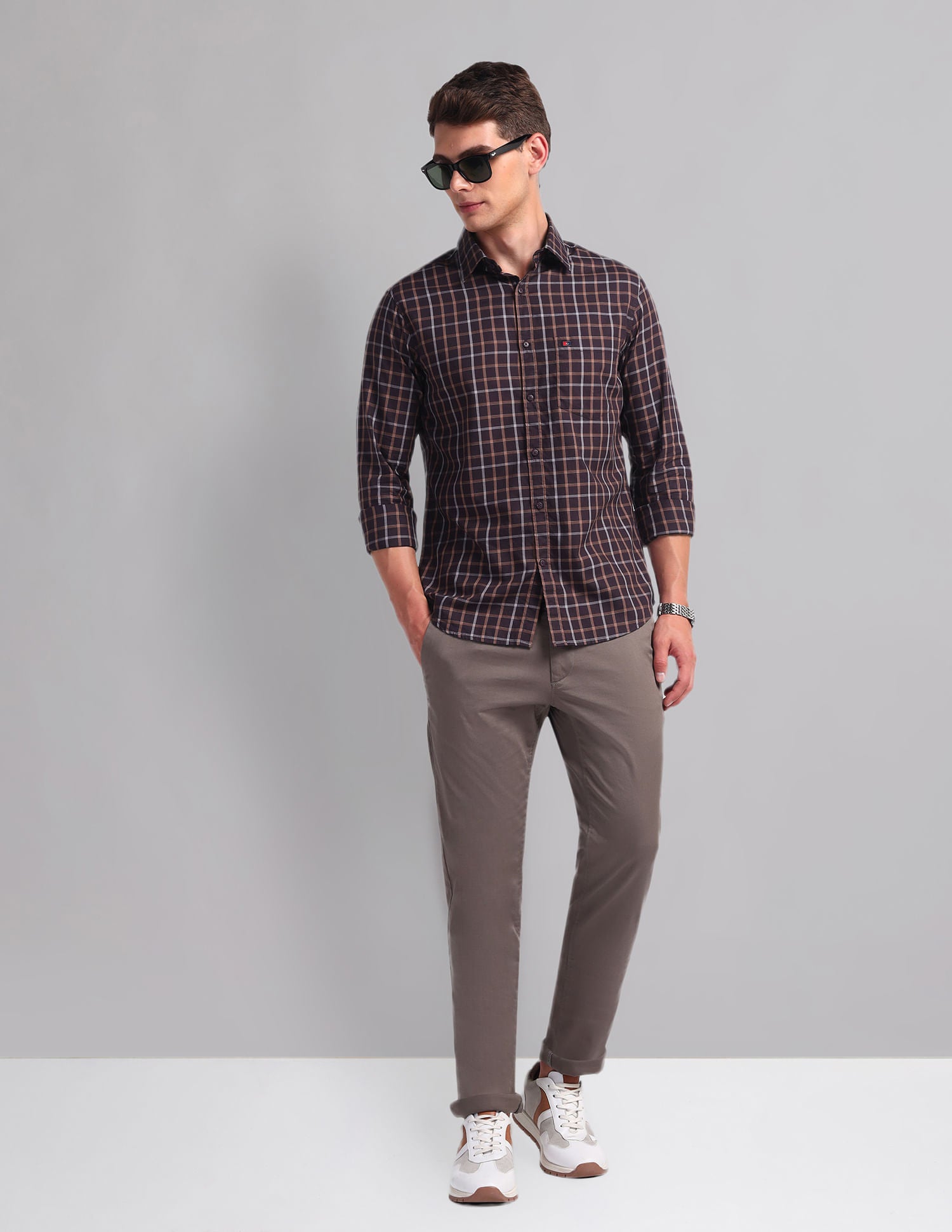 Urban Voyage Tattersall Check Cotton Shirt