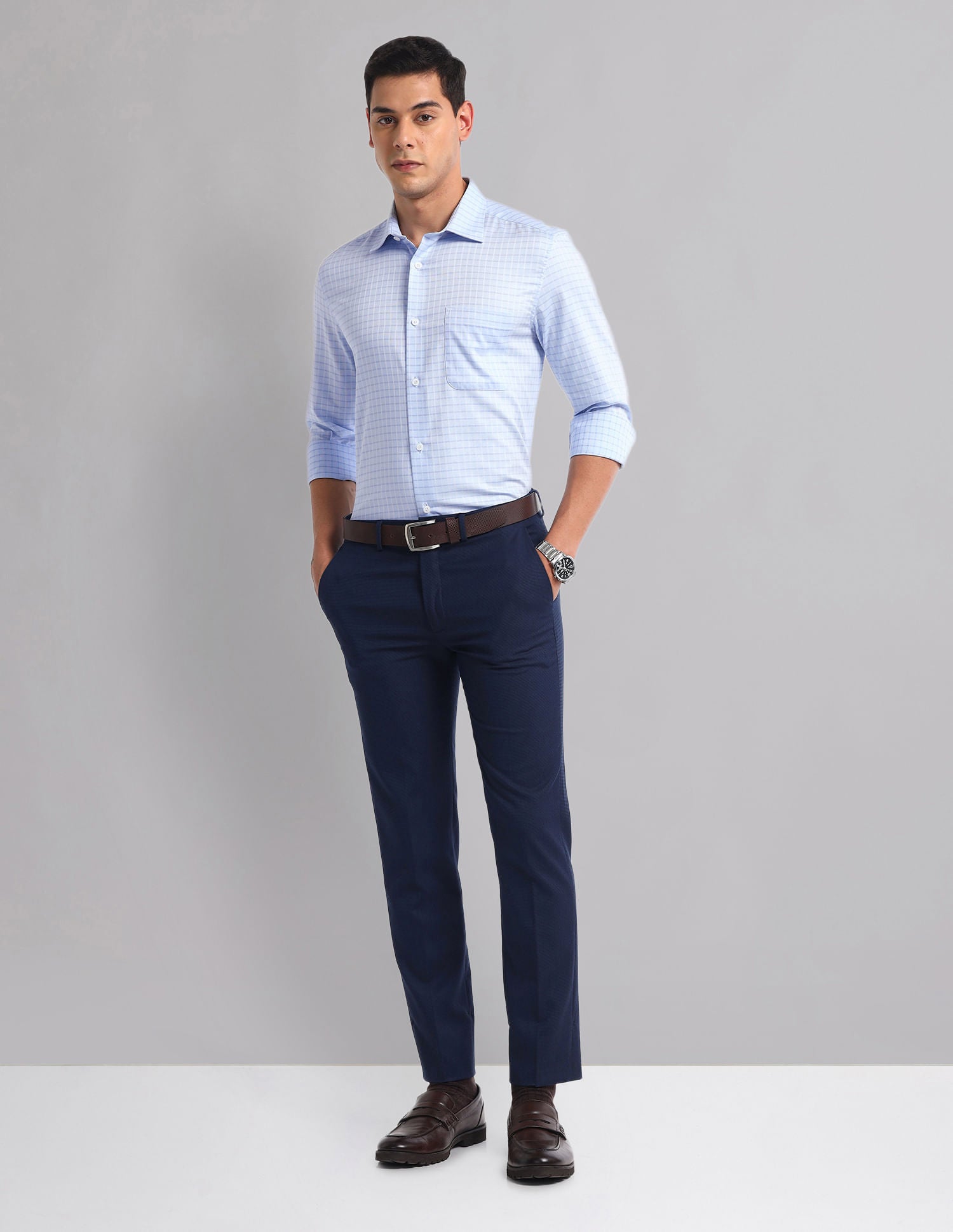 Everyday Staple Graph Check Cotton Shirt