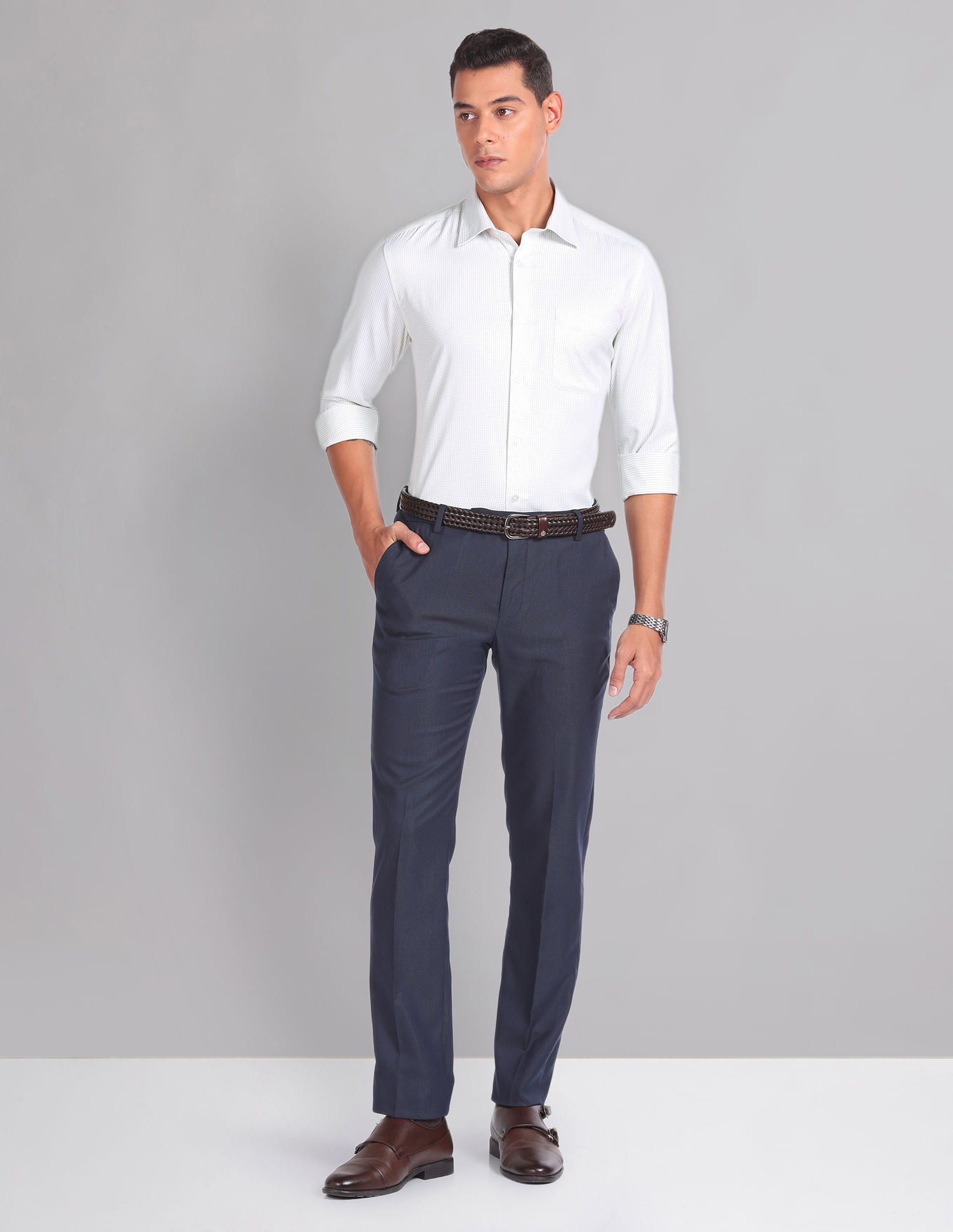 Micro Check Sartorial Formal Shirt