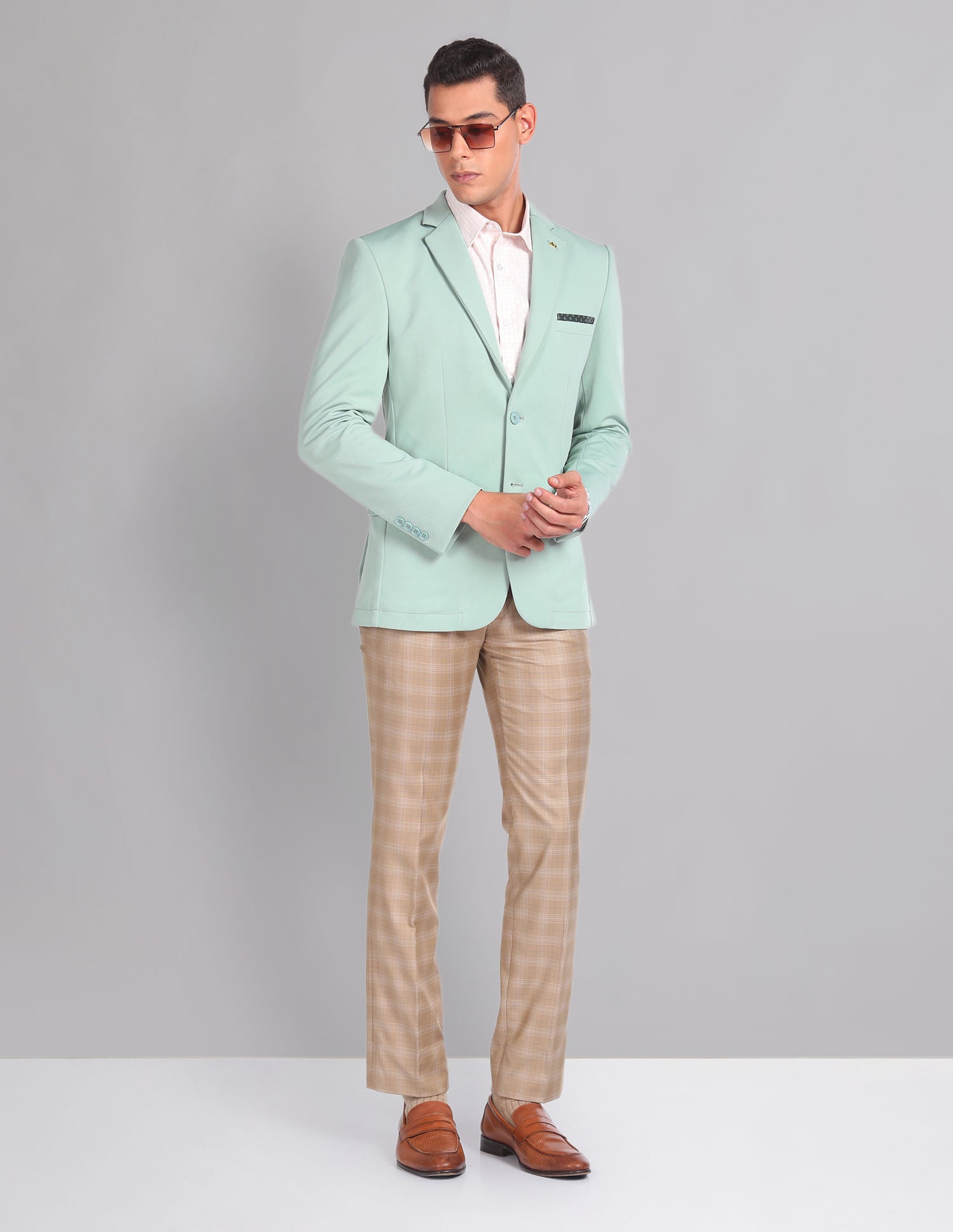 Urban Essential Sartorial Slim Fit Patterned Blazer