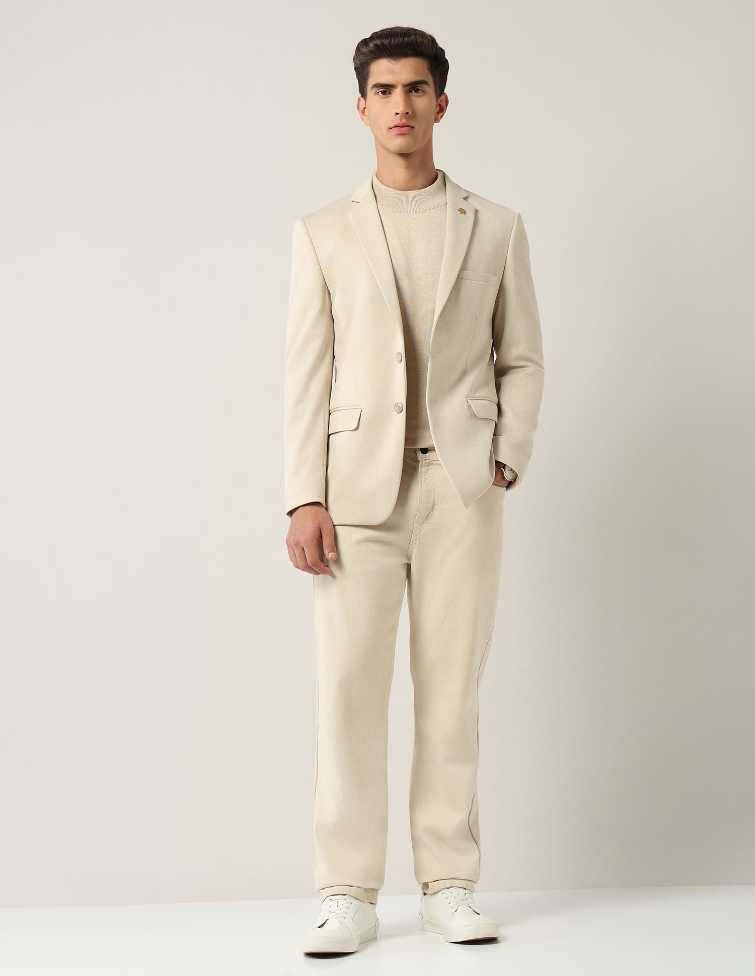 Classique Tailored Fit Dobby Blazer