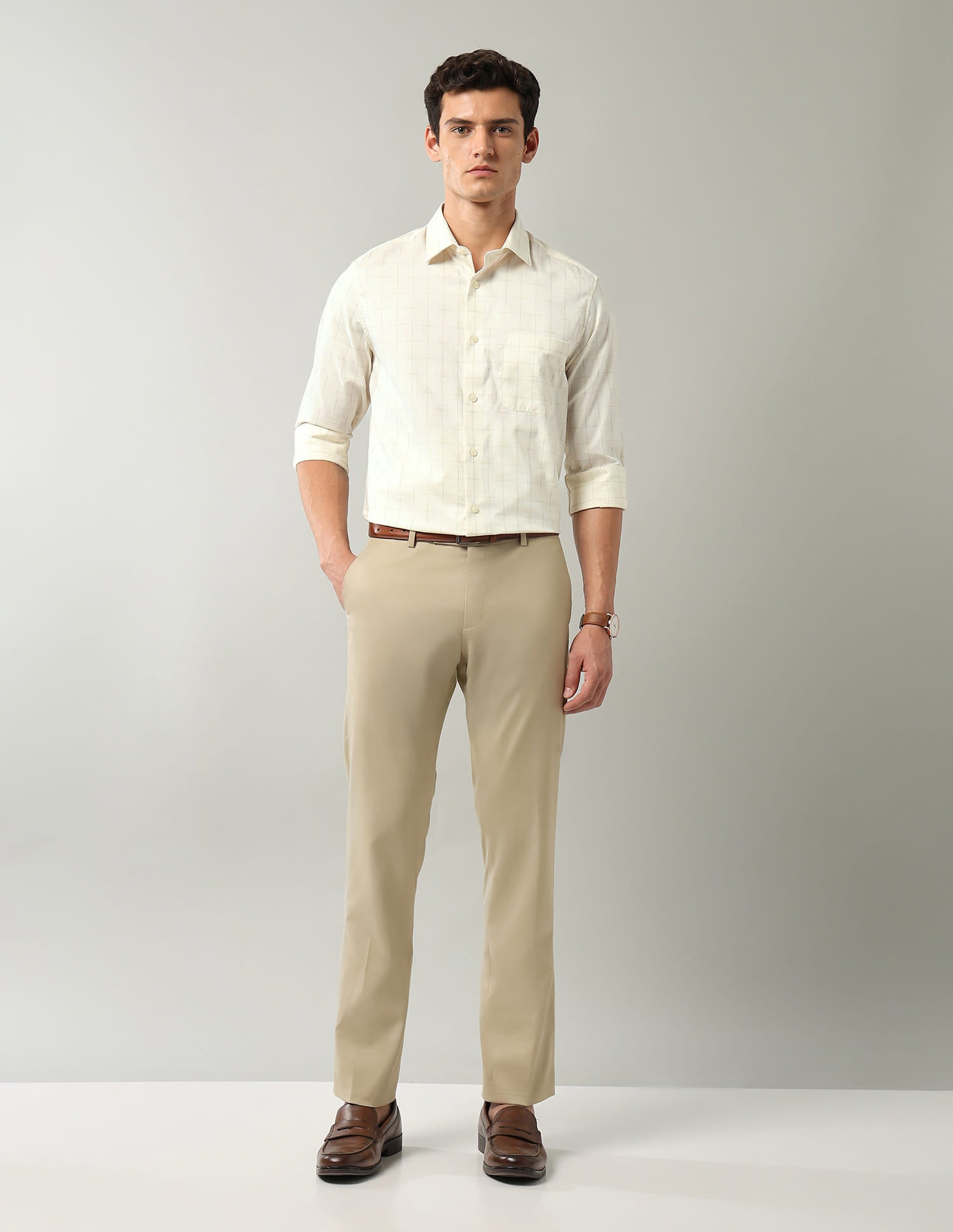 Tattersall Checked Regular Fit Shirt
