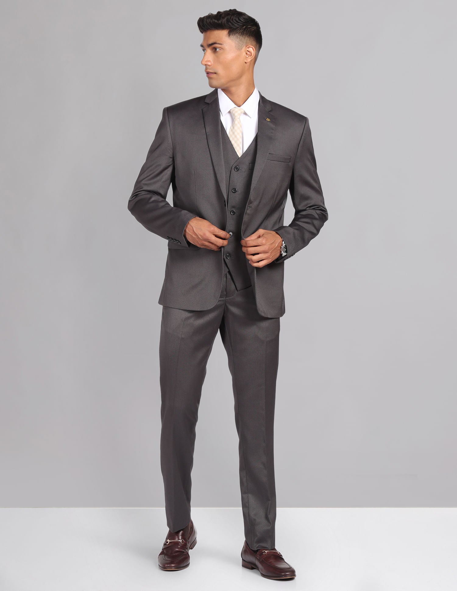 Elite & Stylish Reversible Waistcoat Three Piece Suit