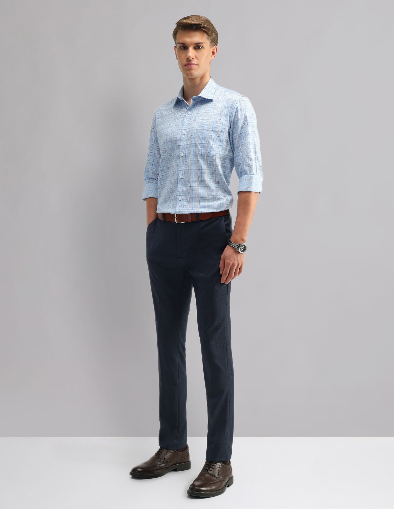 Bold & Slim Fit Tartan Check Shirt