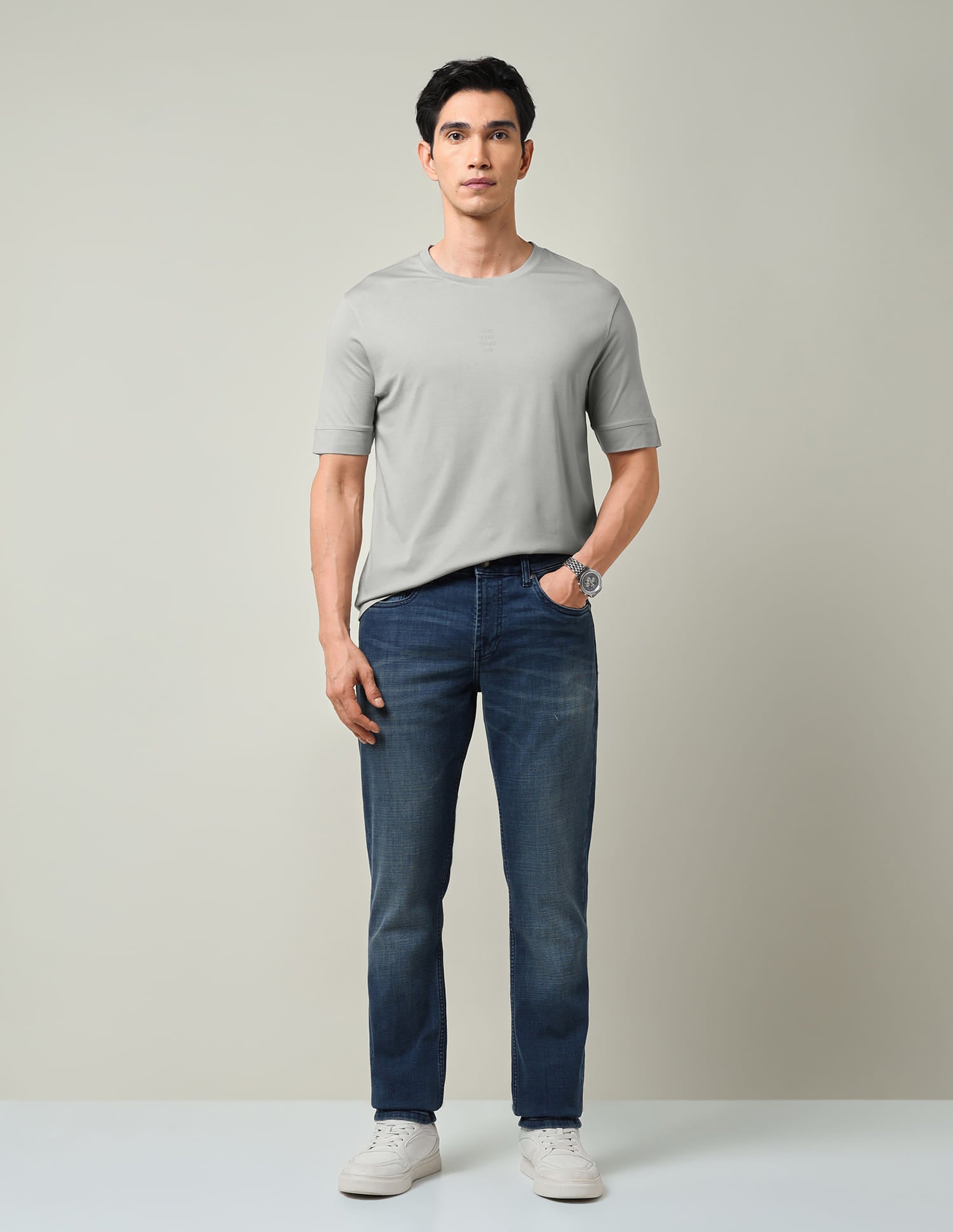 Stylish & Solid Regular Fit T-Shirt