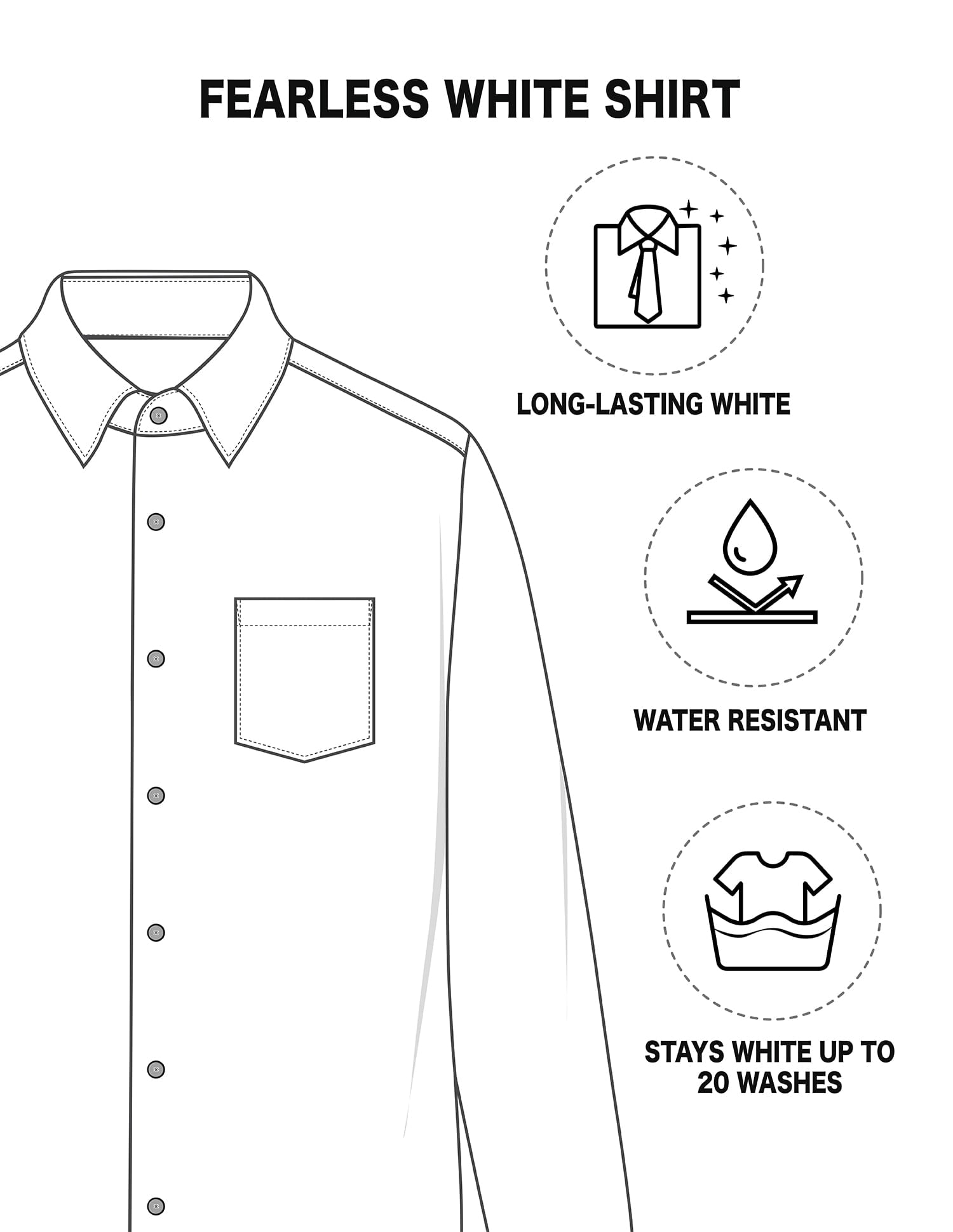 Vogue Staple Pure Cotton Fearless Formal Shirt
