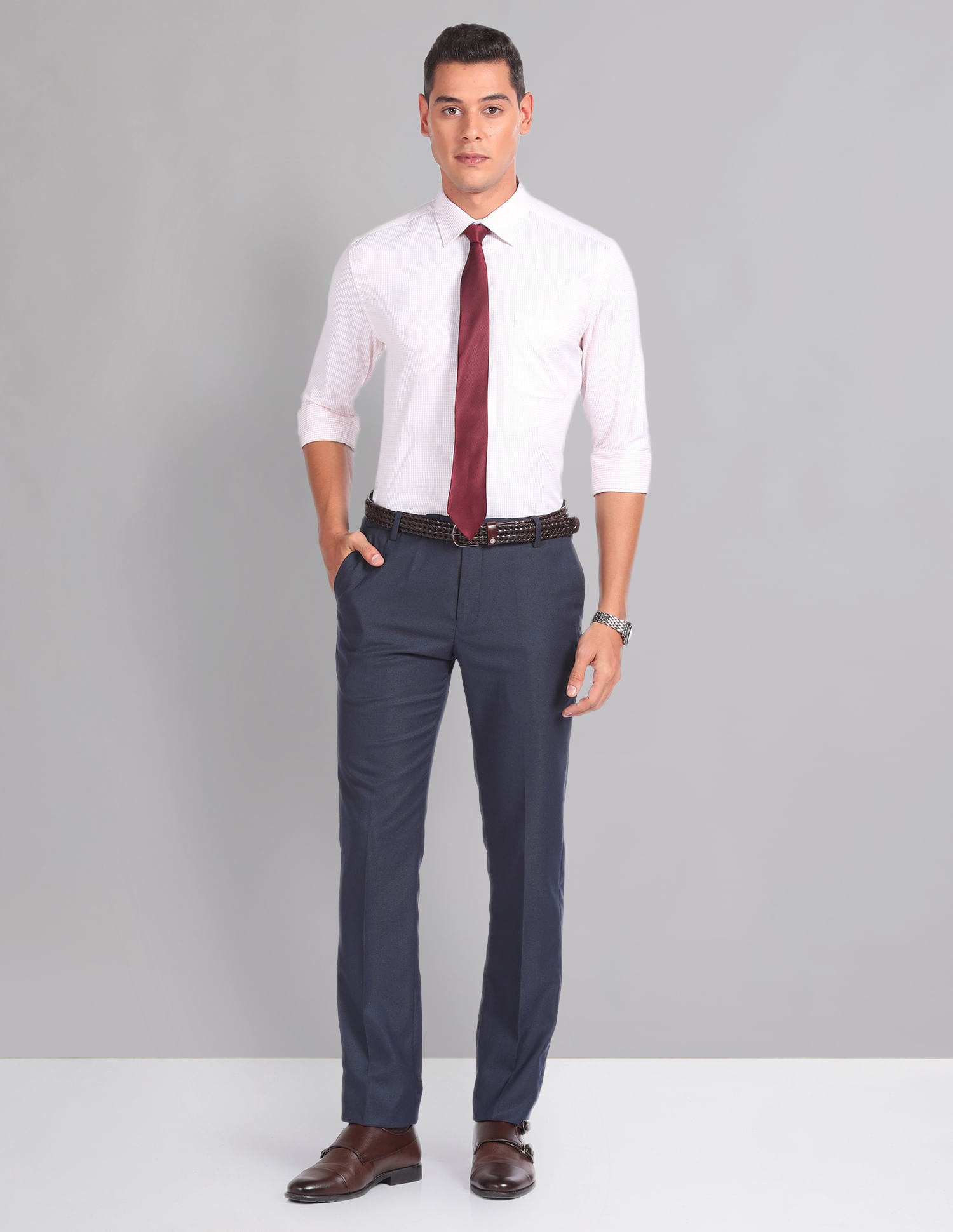 Micro Check Sartorial Formal Shirt