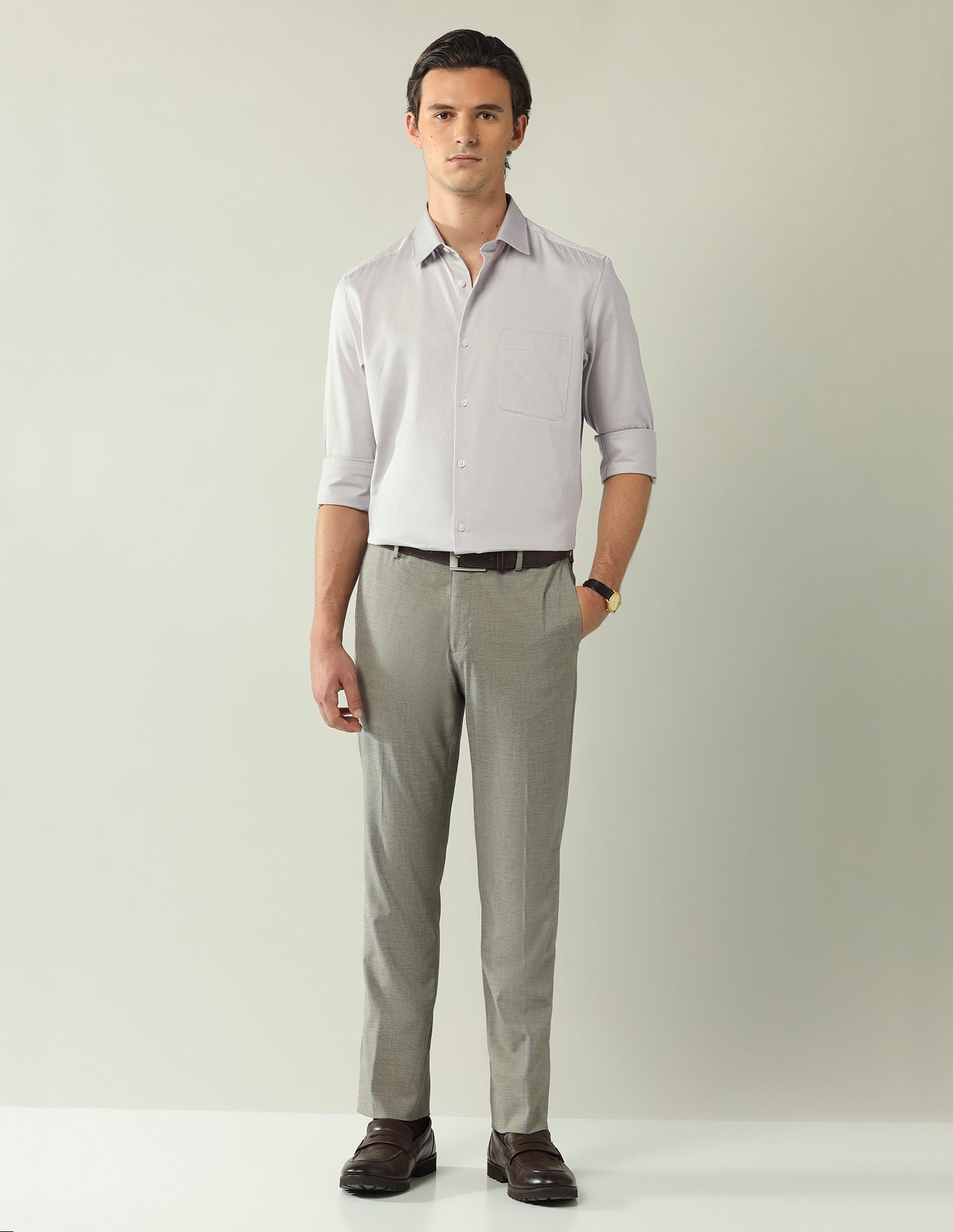 Classic Regular Fit Solid Shirt