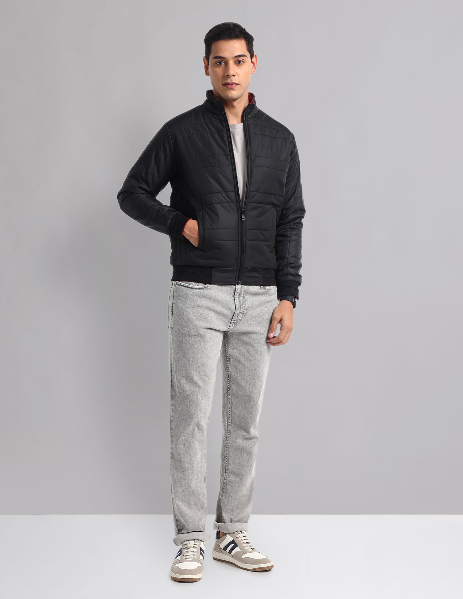 City Chill High Neck Reversible Jacket
