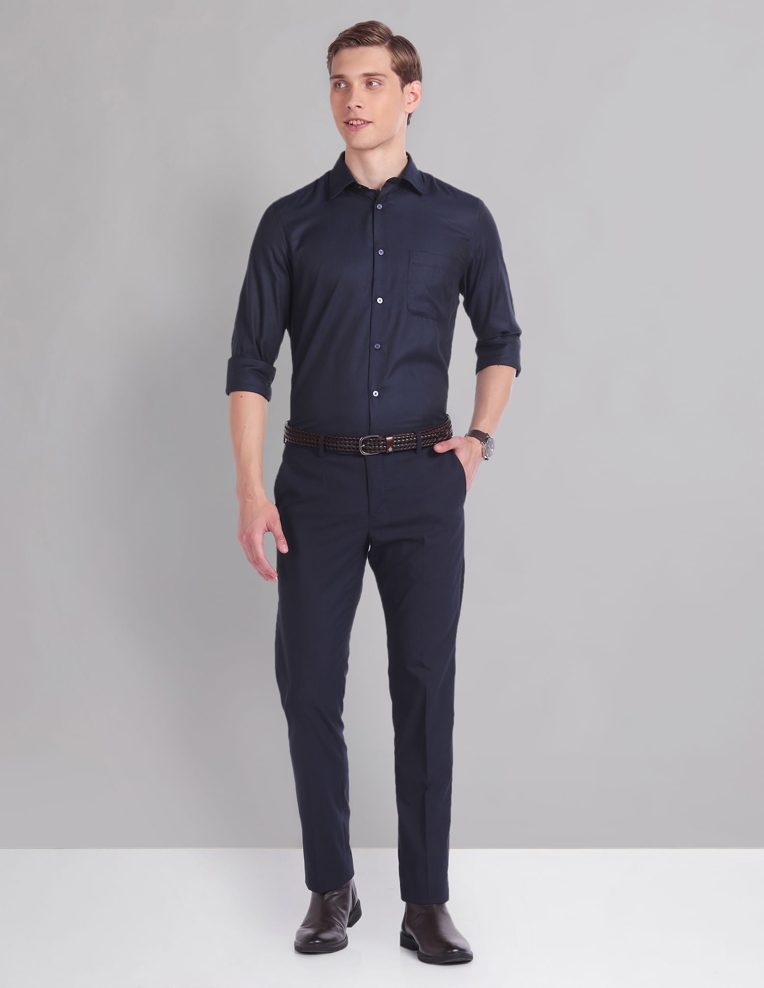 Contemporary Luxe Sartorial Dobby Shirt