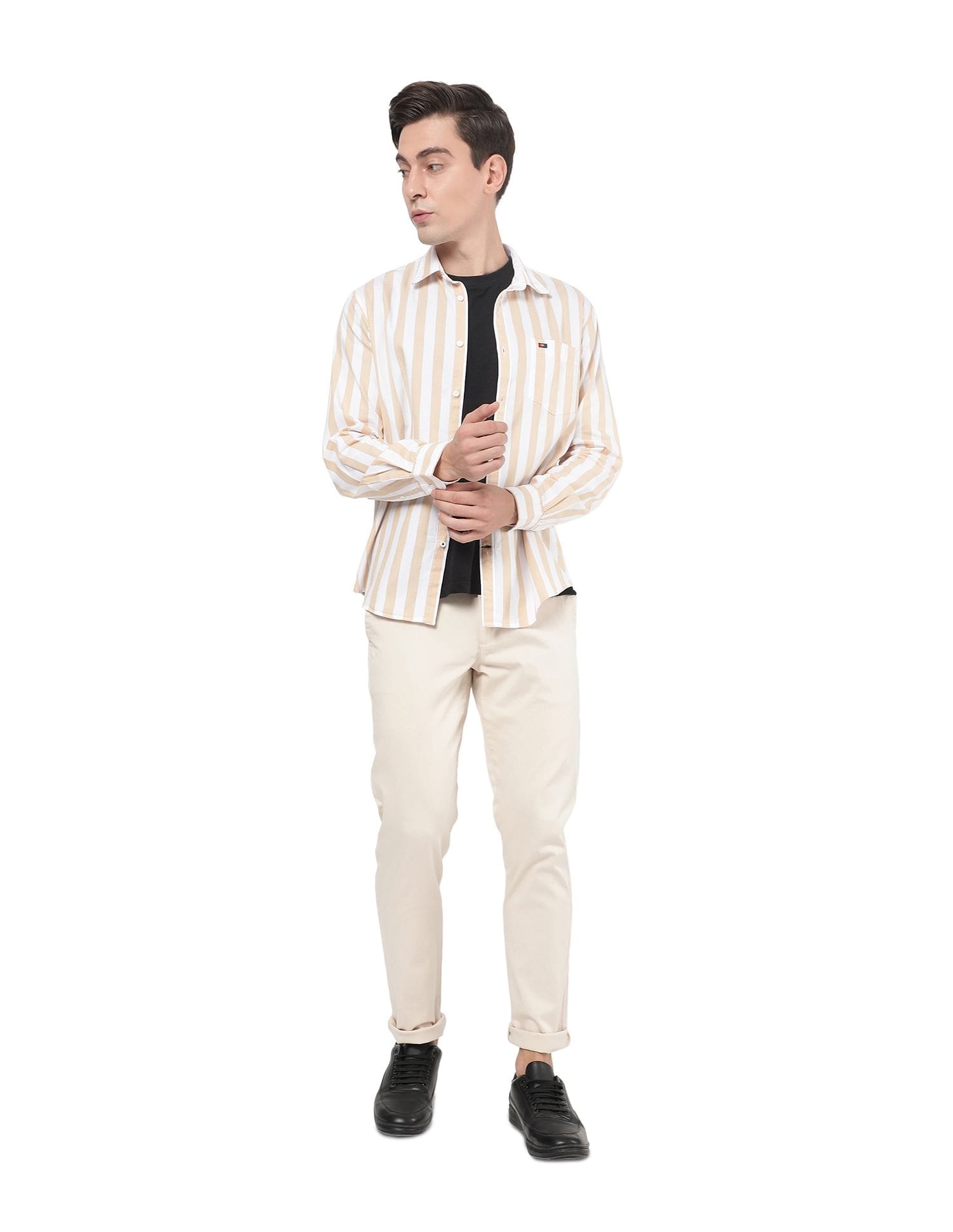 Modern Slim Fit Mid Rise Chinos
