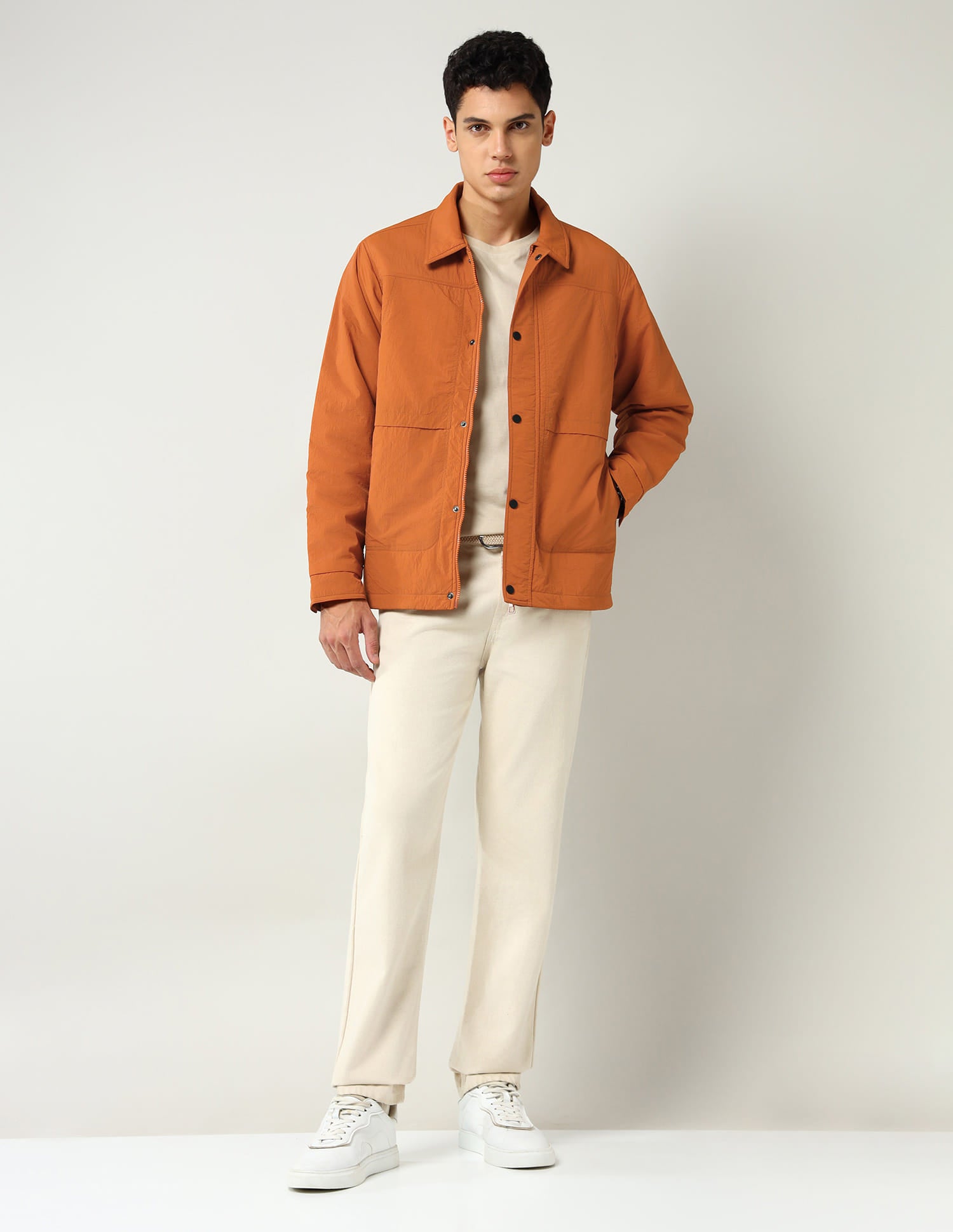 All-day Adventure Modern Slim Fit Solid Casual Jacket