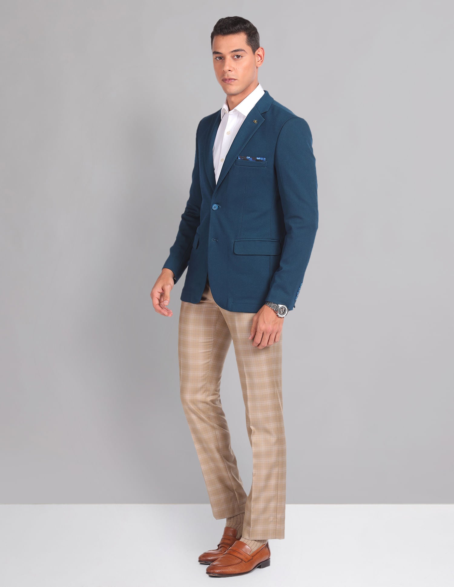 Style Core Modern Slim Fit Knit Blazer