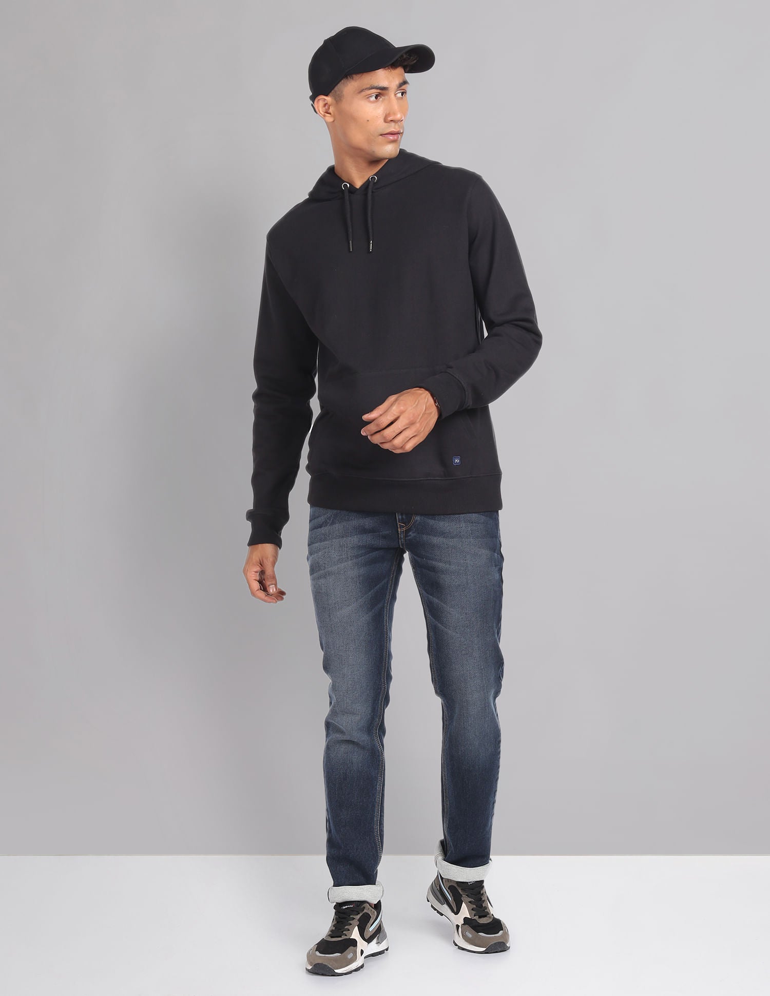 All Day Adventure Embroidered Moistex Hooded Sweatshirt