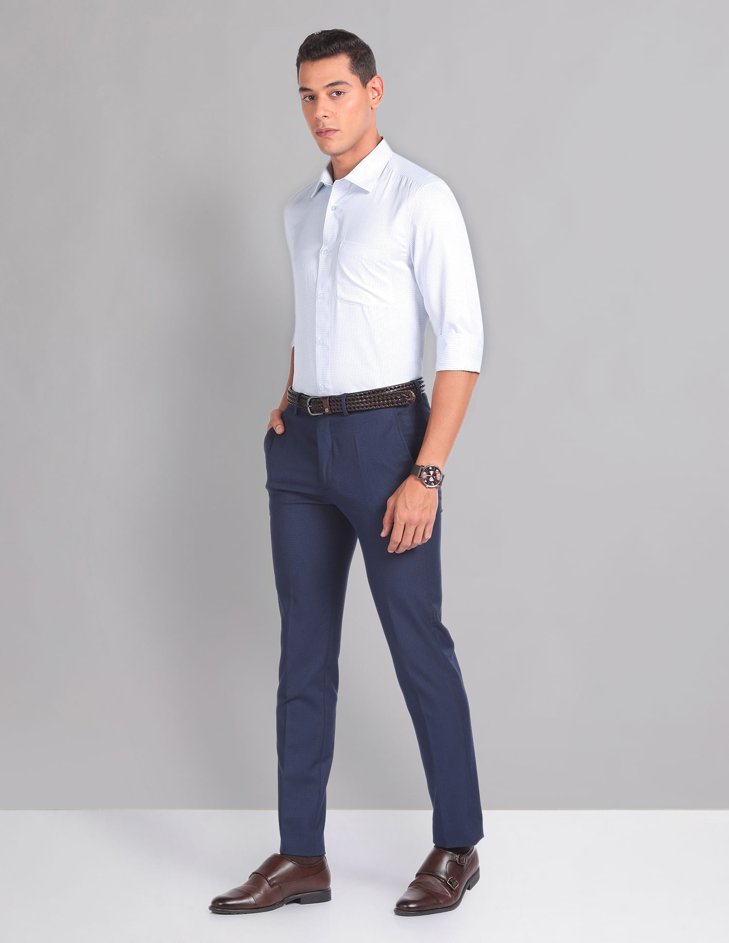 Micro Check Sartorial Formal Shirt