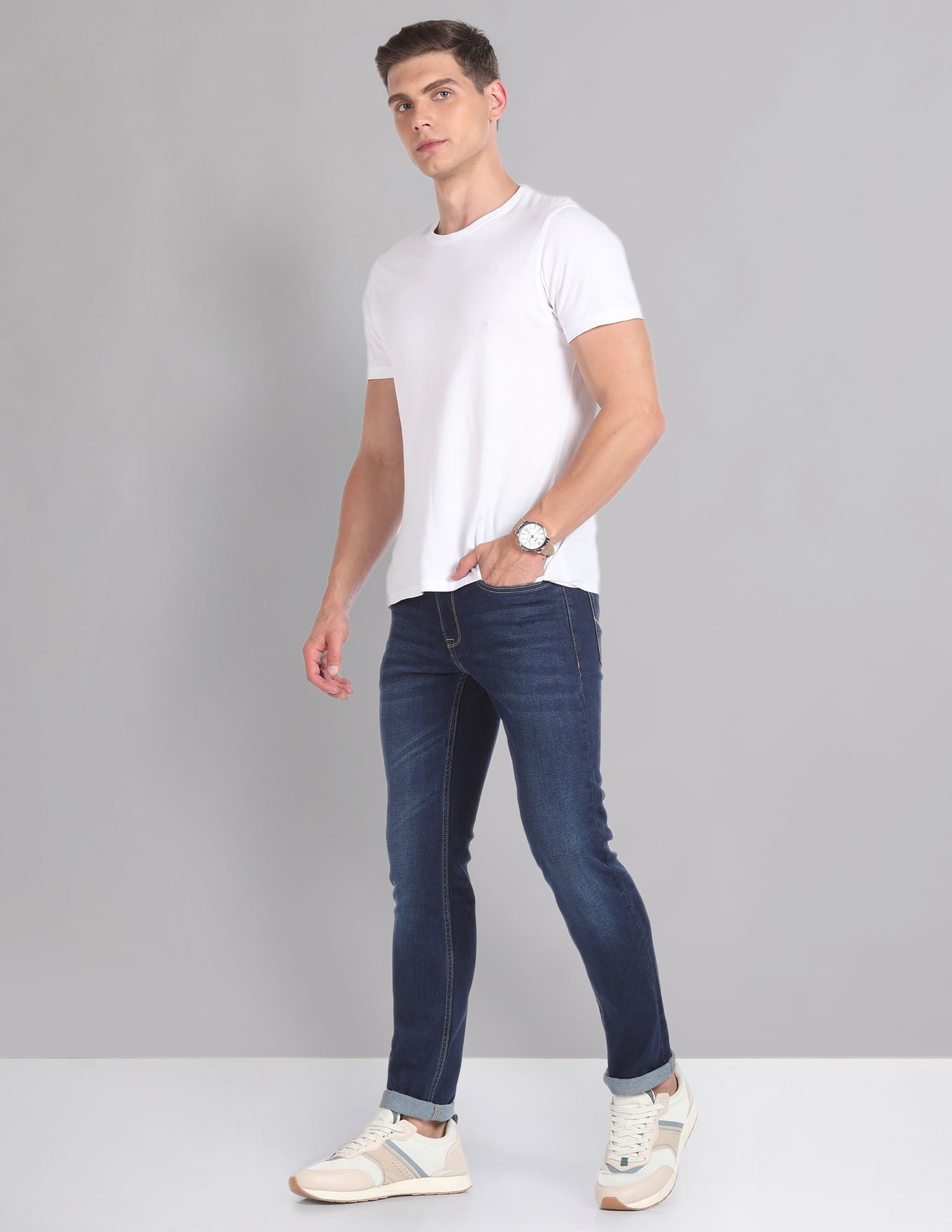 Refined Mid Rise Skinny Fit Jeans