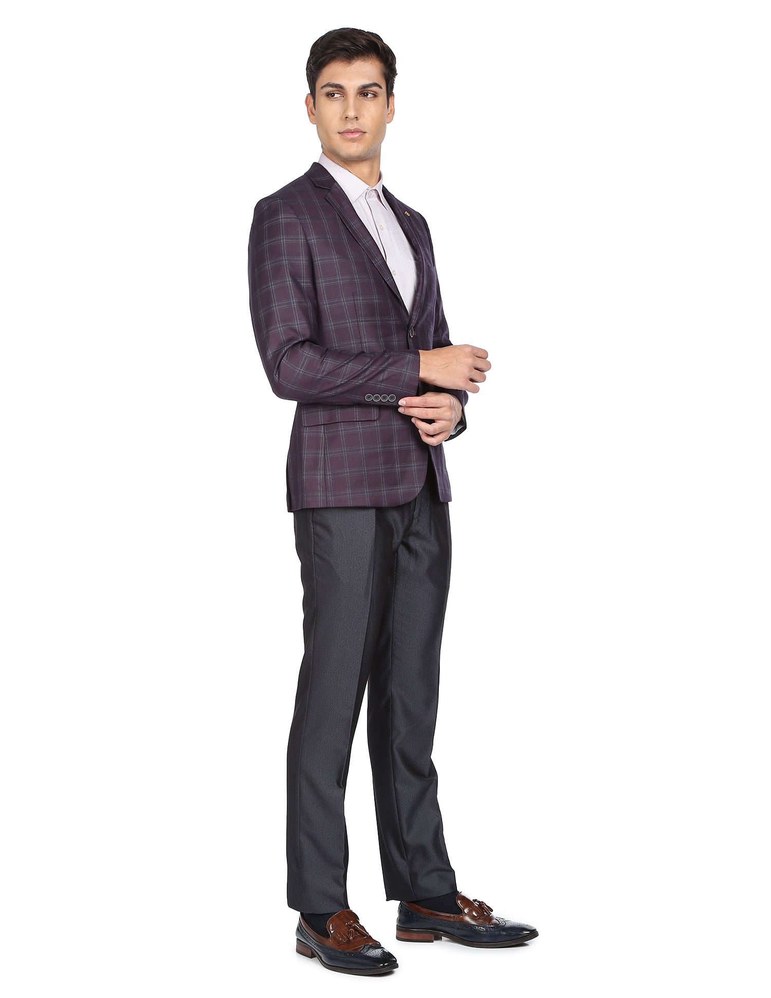 Everydaywear Tailored Regular Fit Tartan Check Blazer
