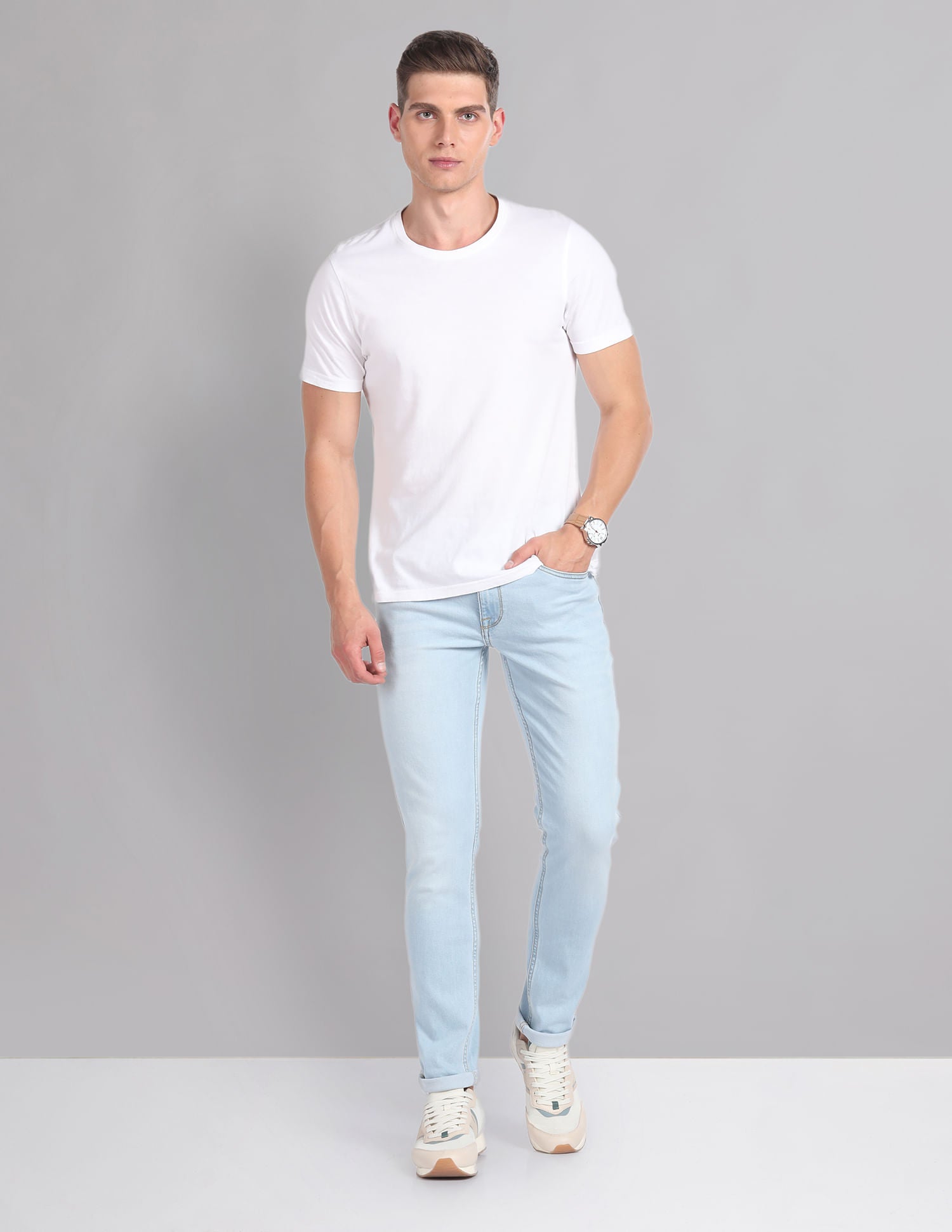 Refined Mid Rise Skinny Fit Jeans