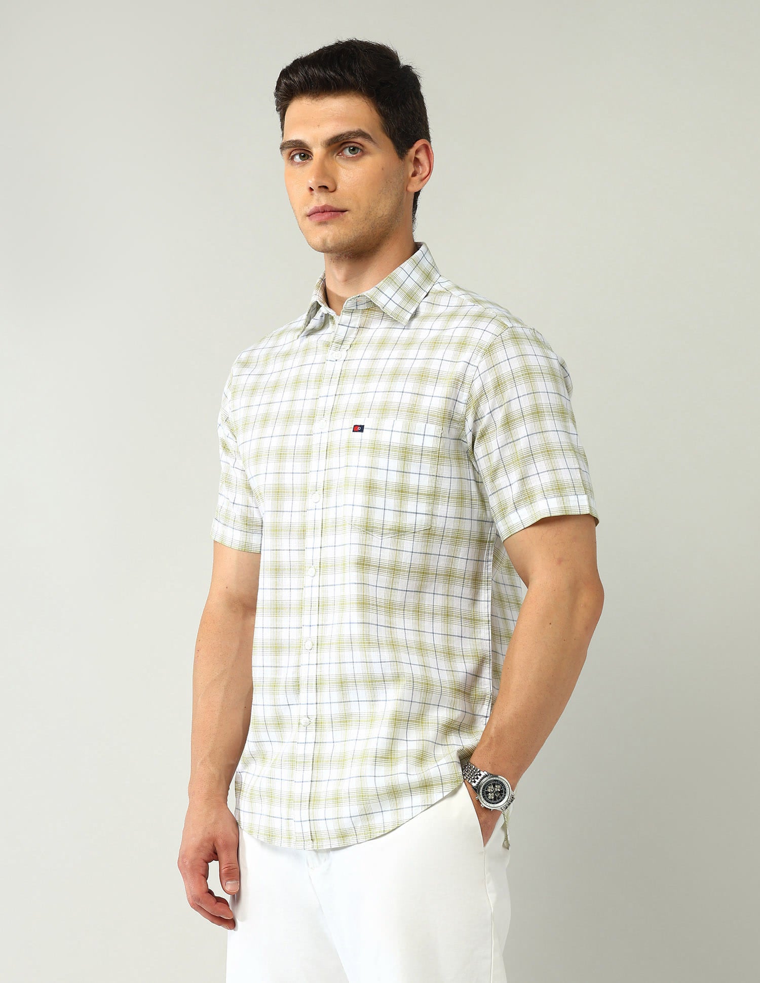 Modern Slim Fit Tartan Checked Shirt