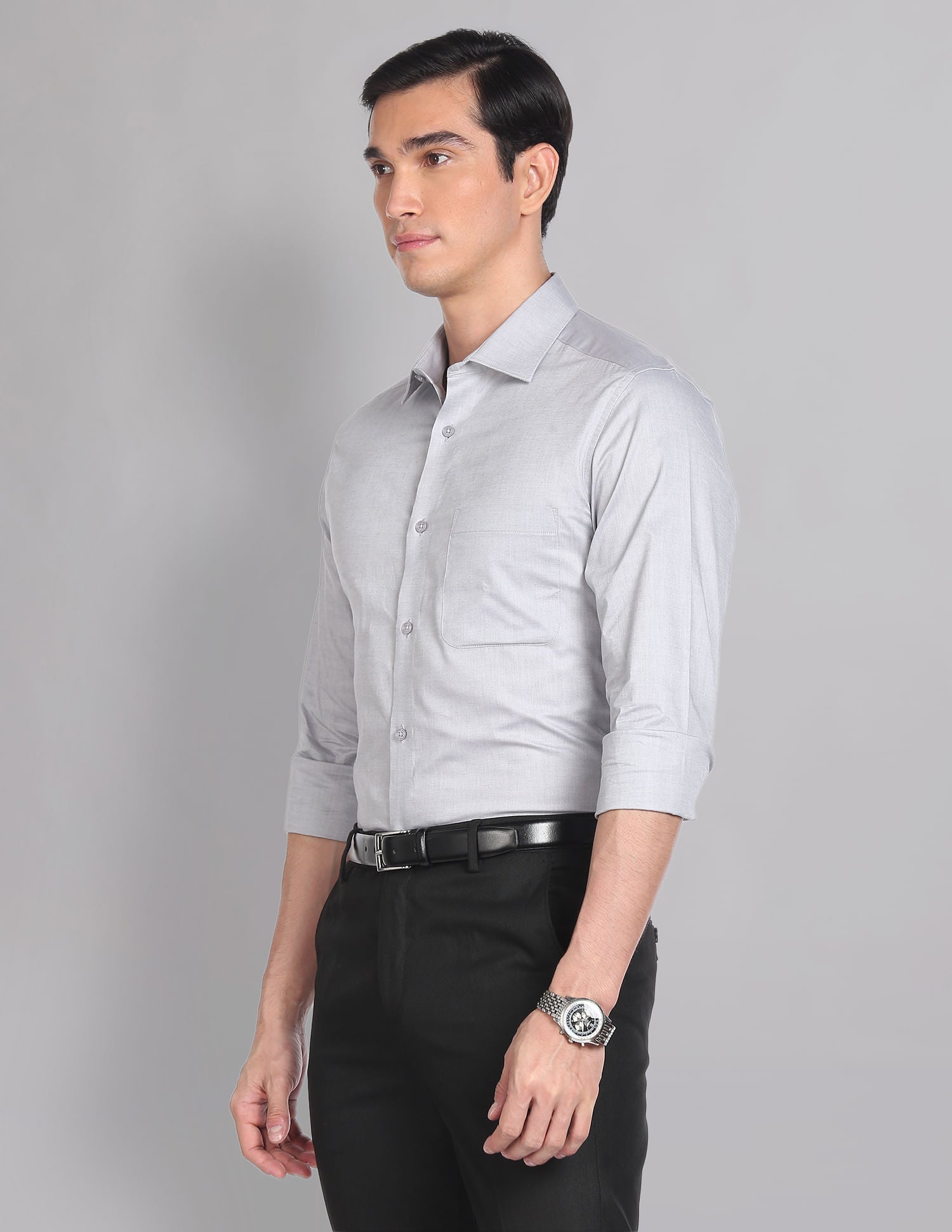 On Duty Oxford Solid Formal Shirt