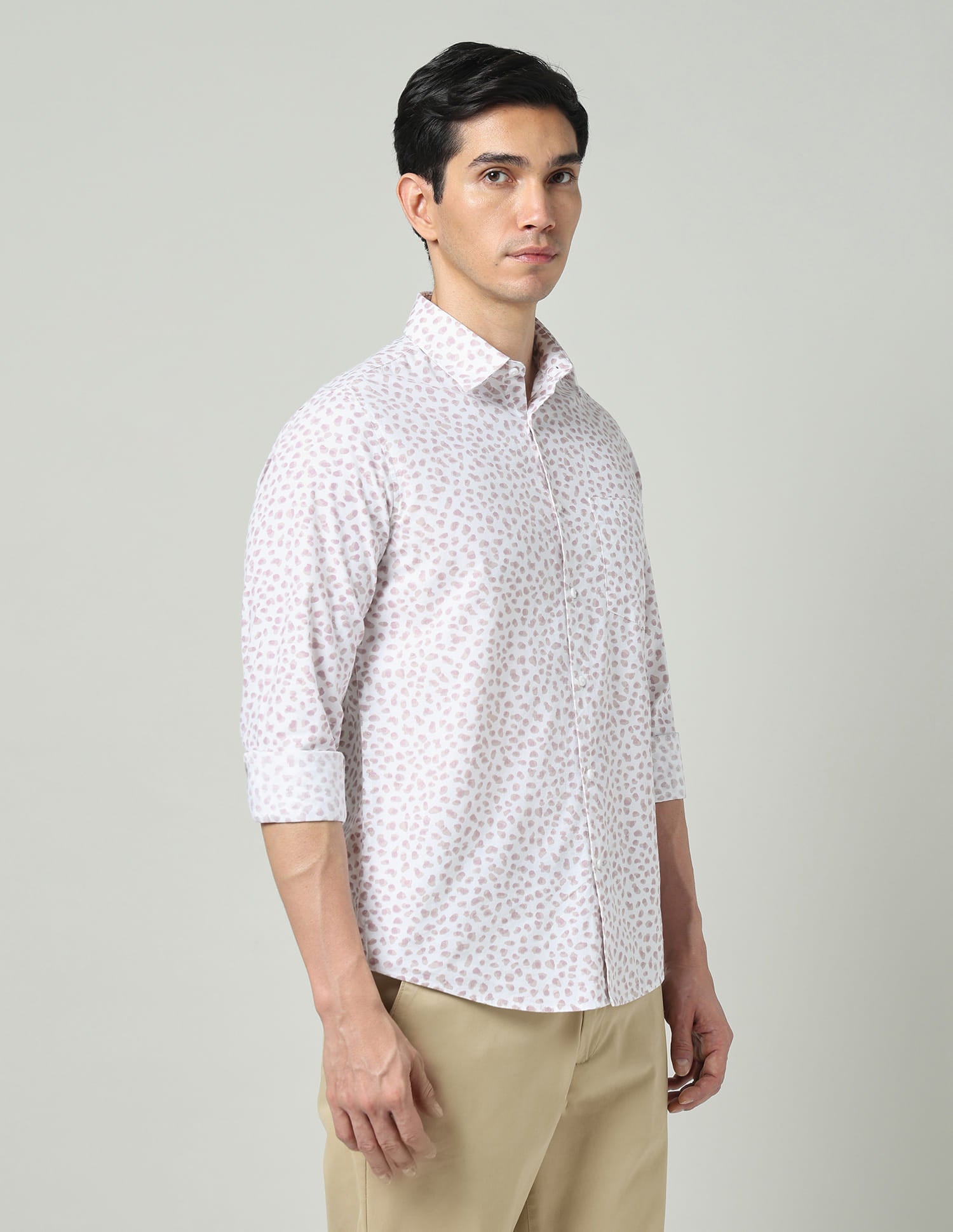 Abstract Art-Inspired Printed Shirt