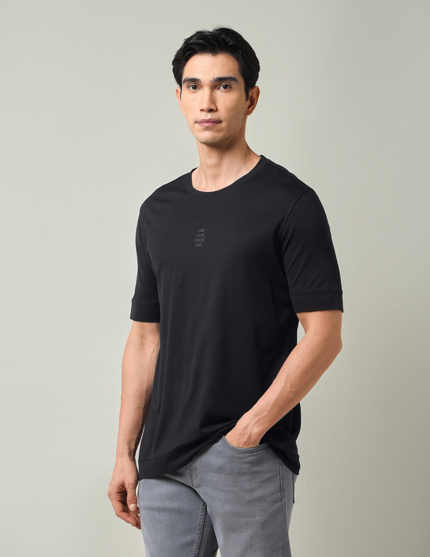 Stylish & Solid Regular Fit T-Shirt