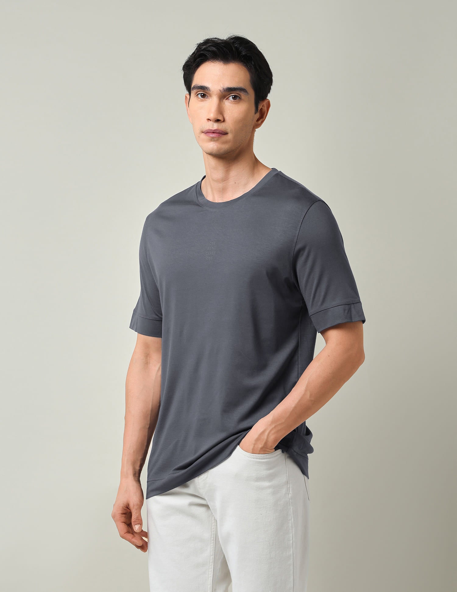Stylish & Solid Regular Fit T-Shirt