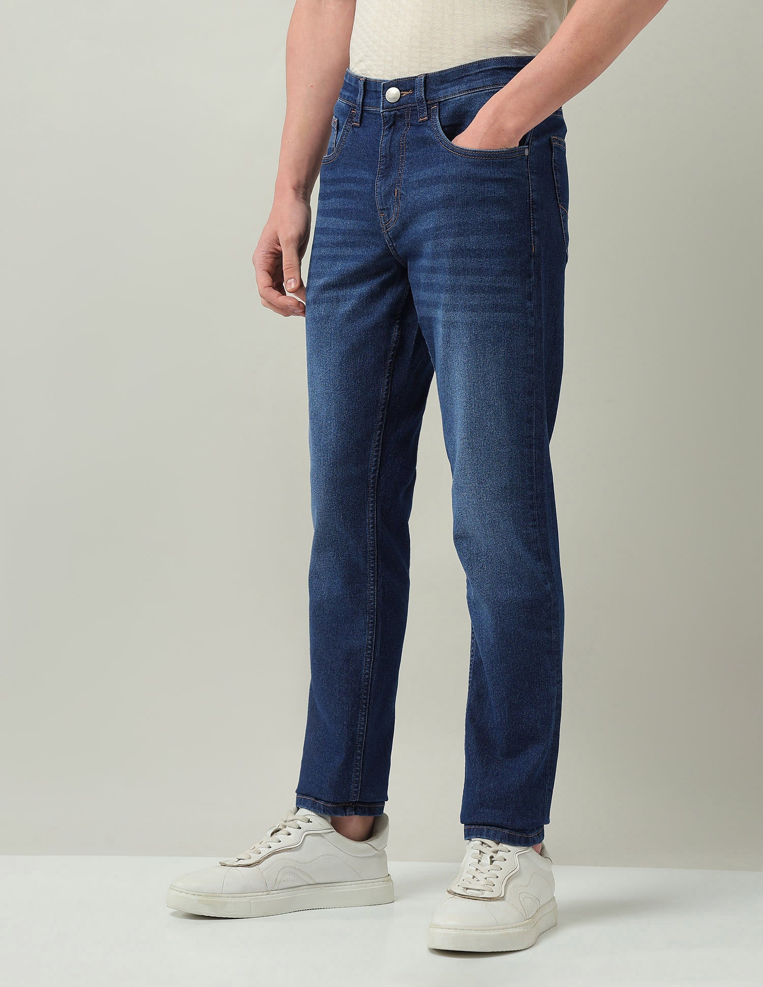 Mid Rise Slim Fit Jeans