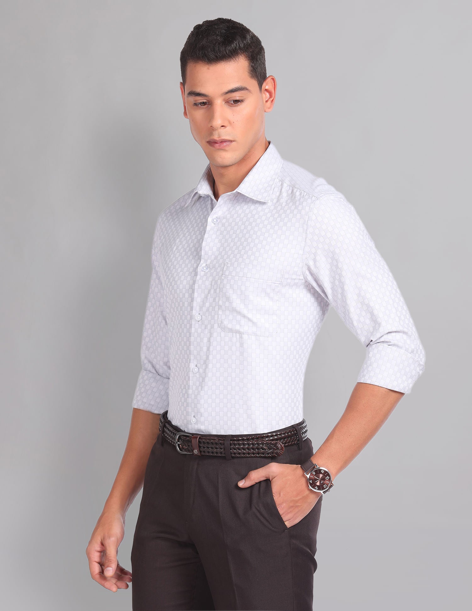 All Day Fashion Graph Check Sartorial Shirt
