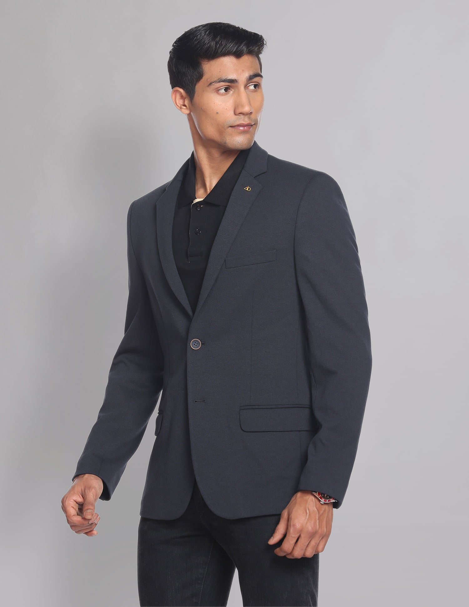 Power Edit Textured Slim Fit Blazer