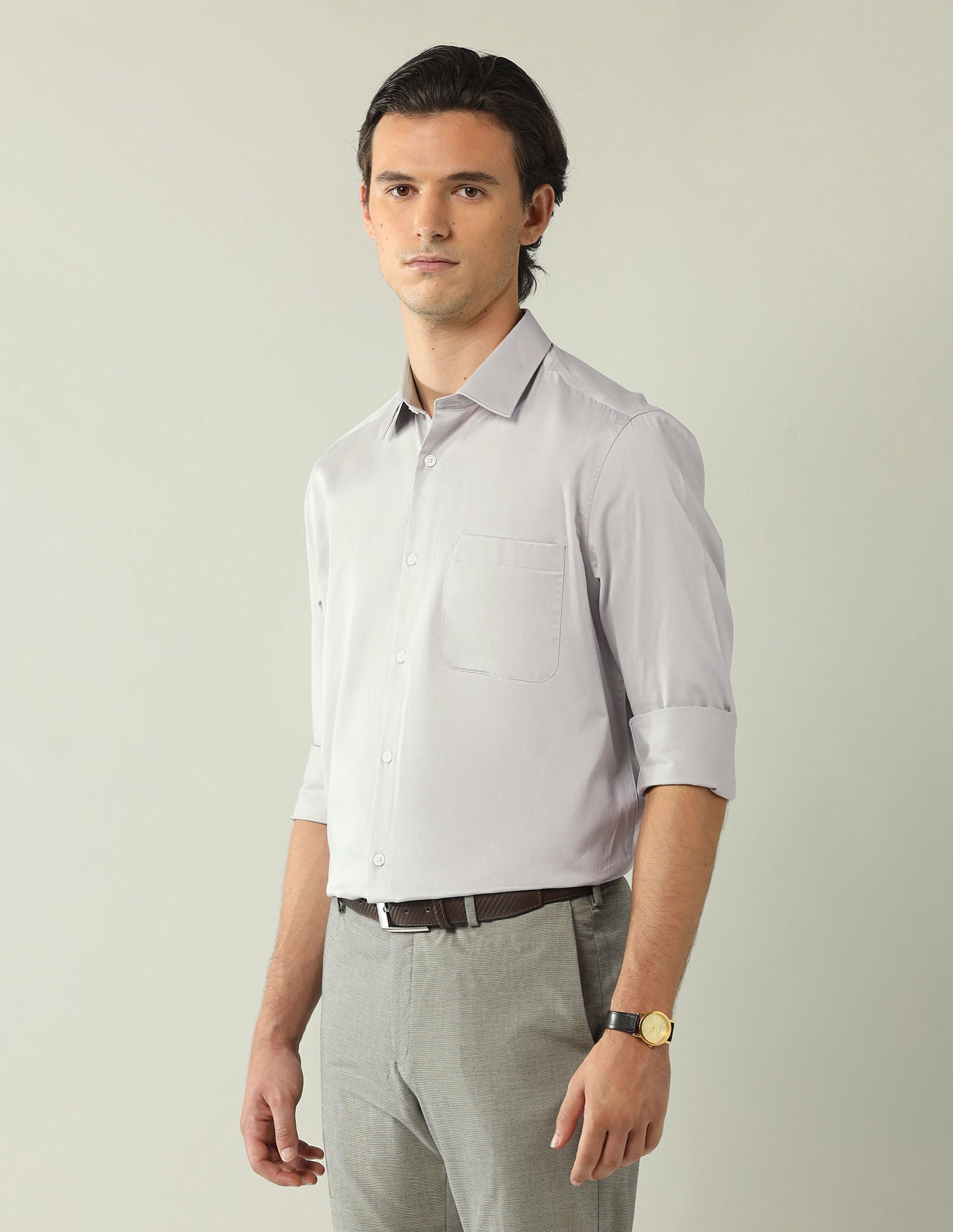 Classic Regular Fit Solid Shirt