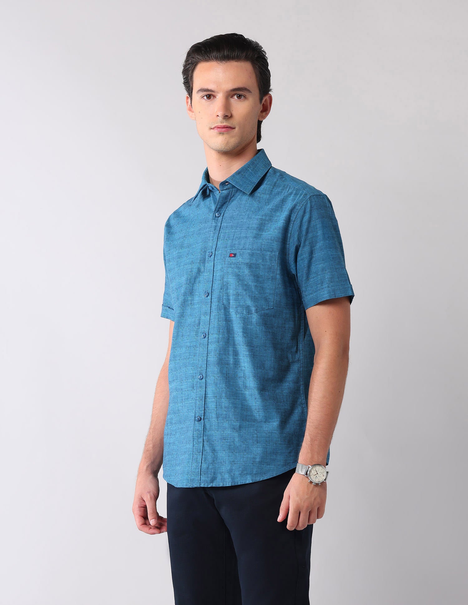 City Chronicles Modern Slim Fit Tartan Checked Shirt